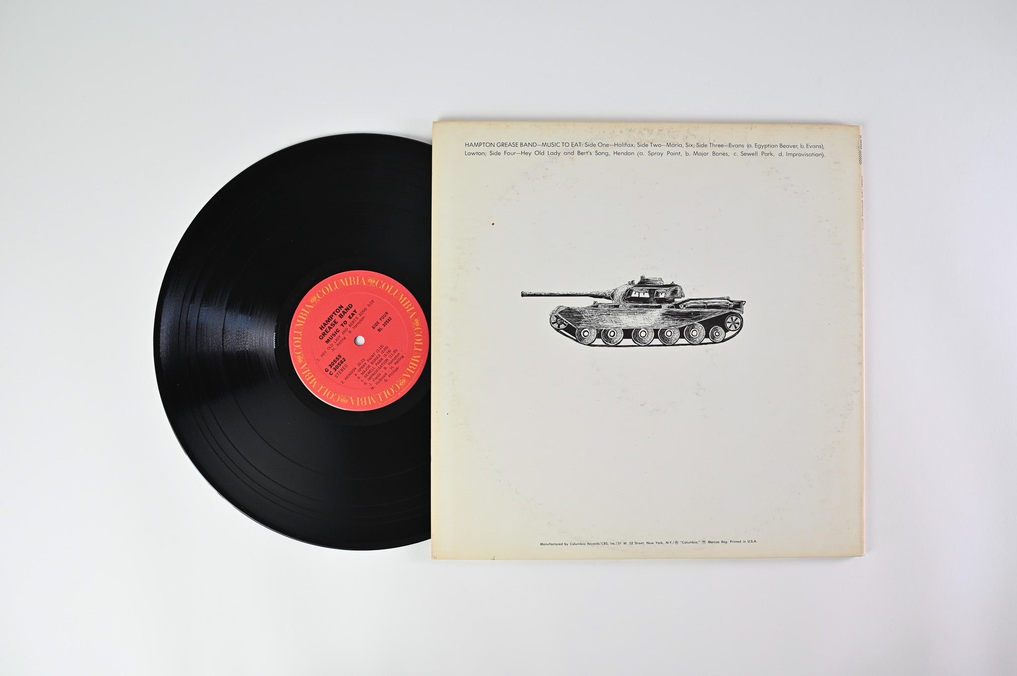 Hampton Grease Band - Music To Eat on Columbia - Promo