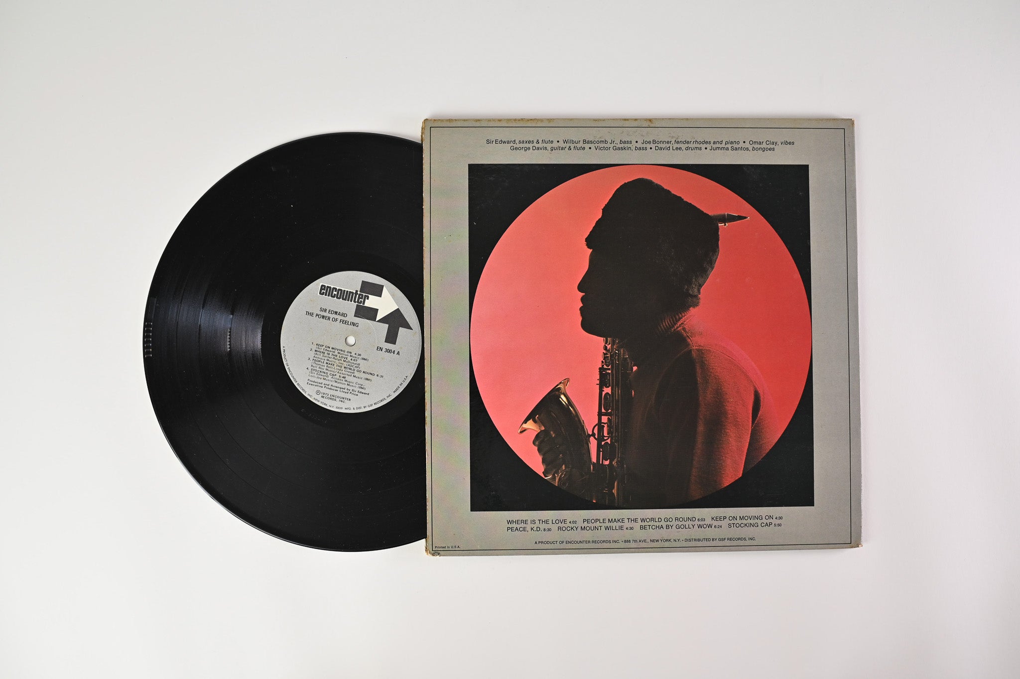 Sir Edward (Harold Vick) - The Power Of Feeling on Encounter Records