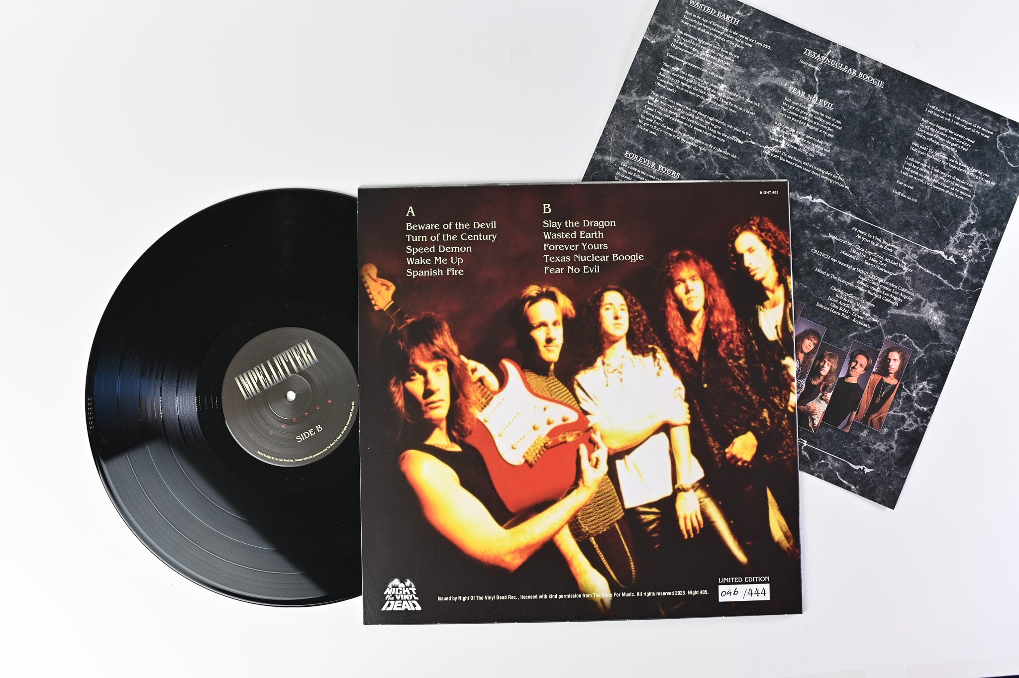 Impellitteri - Crunch on Night of the Vinyl Dead Ltd Numbered Reissue