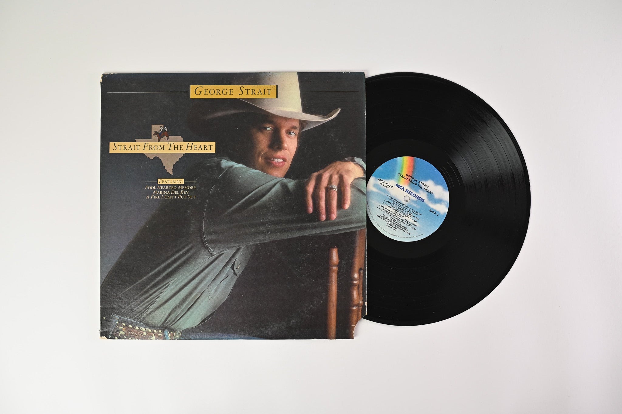 George Strait - Strait From The Heart on MCA Records