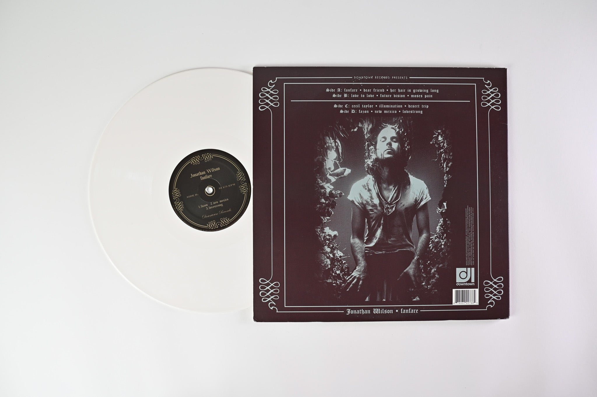 Jonathan Wilson - Fanfare on Downtown - White Vinyl