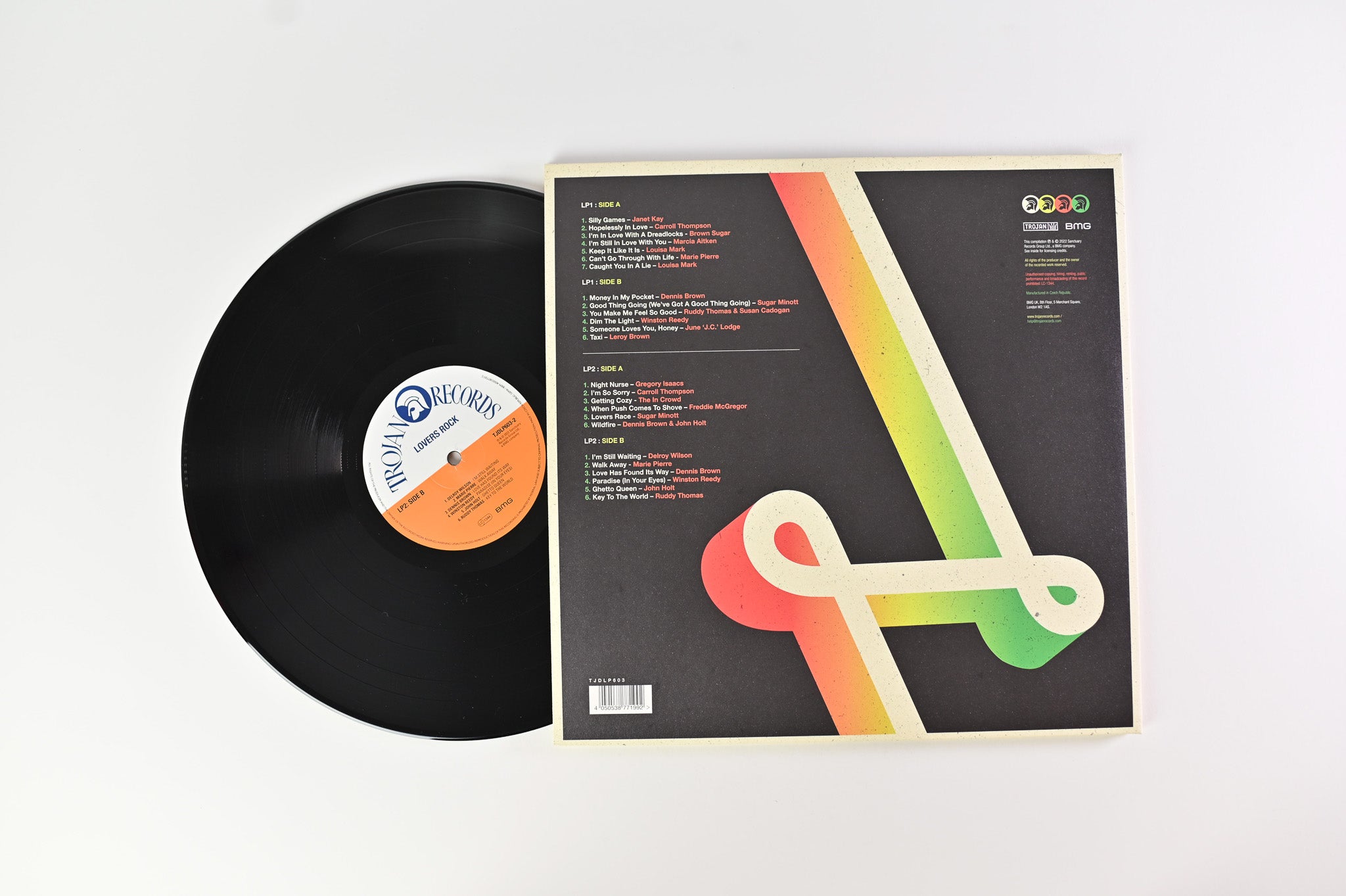 英2LP Various Lovers Rock Soulful Sound Of Romantic Reggae (2LP) TJDLP603 Trojan /00500 Various Artists - Lovers Rock: The Soulful Sound of Romantic