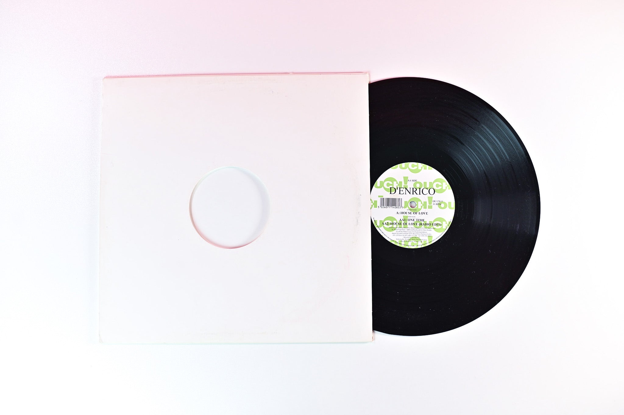 D'Enrico - House Of Love on Ouch! Records 12" Single