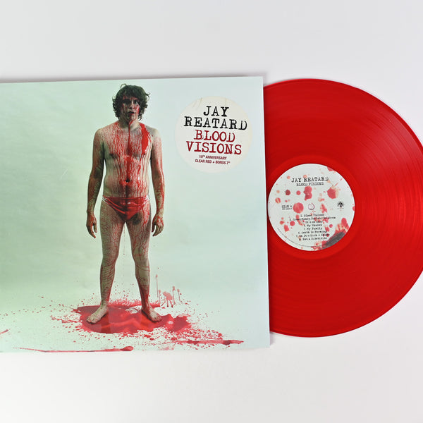 Jay Reatard - Blood Visions on Fat Possum Records Clear Red Vinyl