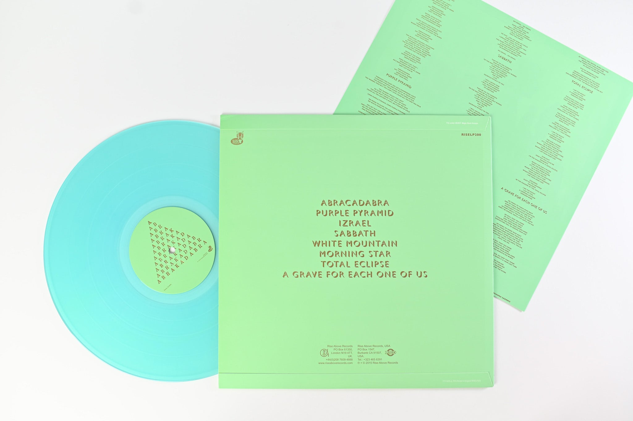 Lucifer - Lucifer I on Rise Above Records - Turquoise Transparent Vinyl