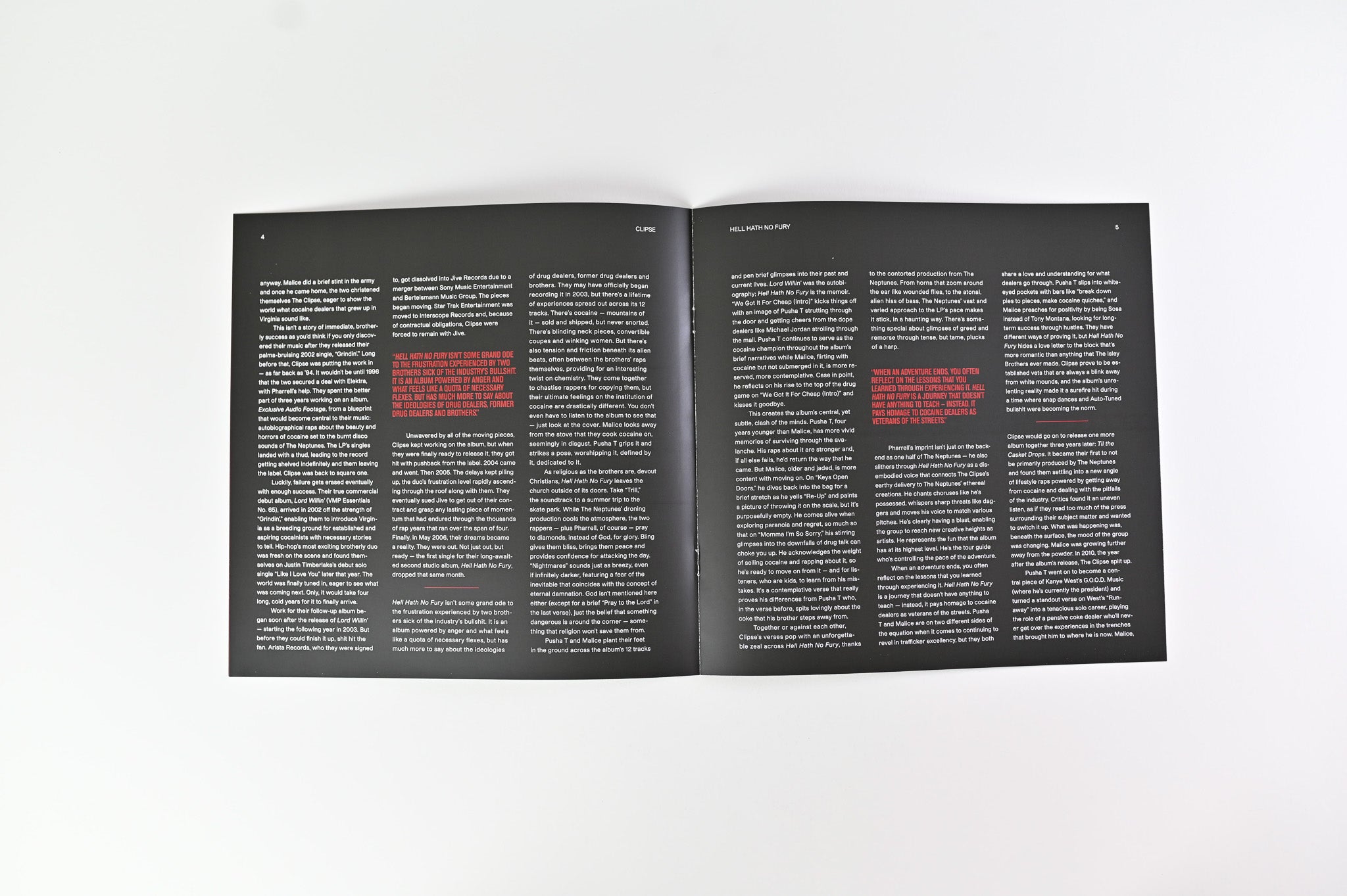 Clipse - Hell Hath No Fury on Star Trak / Sony - Vinyl Me, Please. Green Vinyl