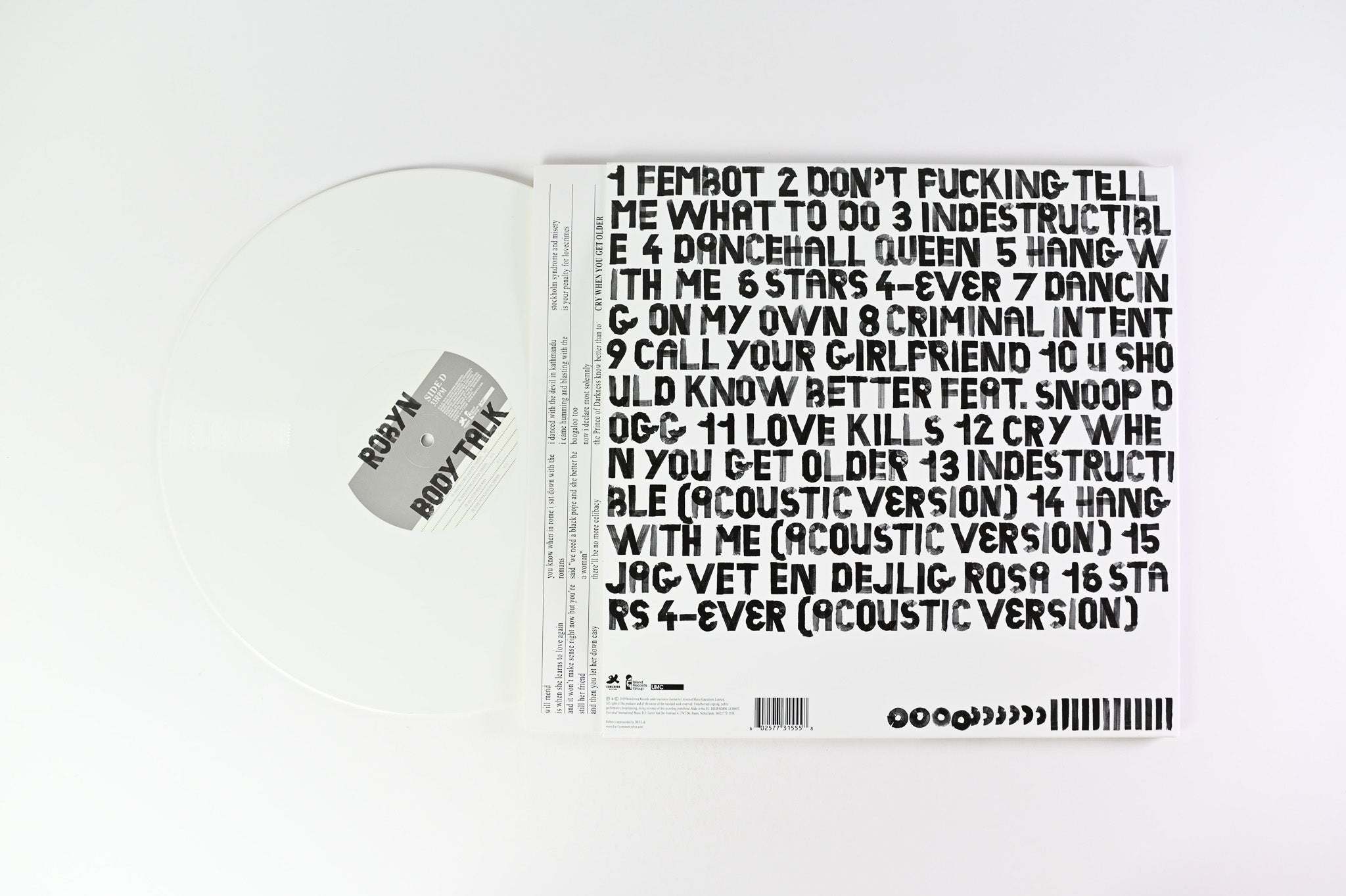 Robyn - Body Talk on Konichiwa Records Ltd RSD White Reissue