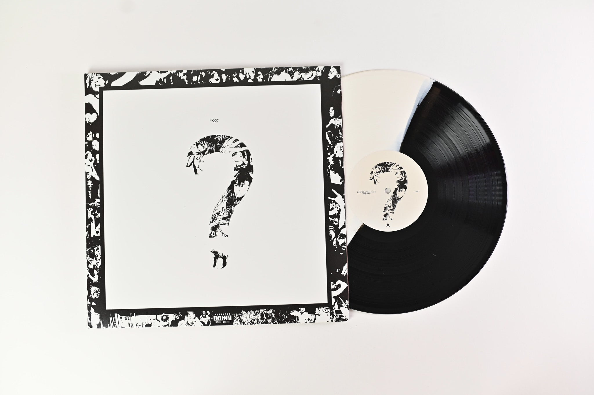 Xxxtentacion - ? on Bad Vibes Forever - White / Black Split Colored Vinyl