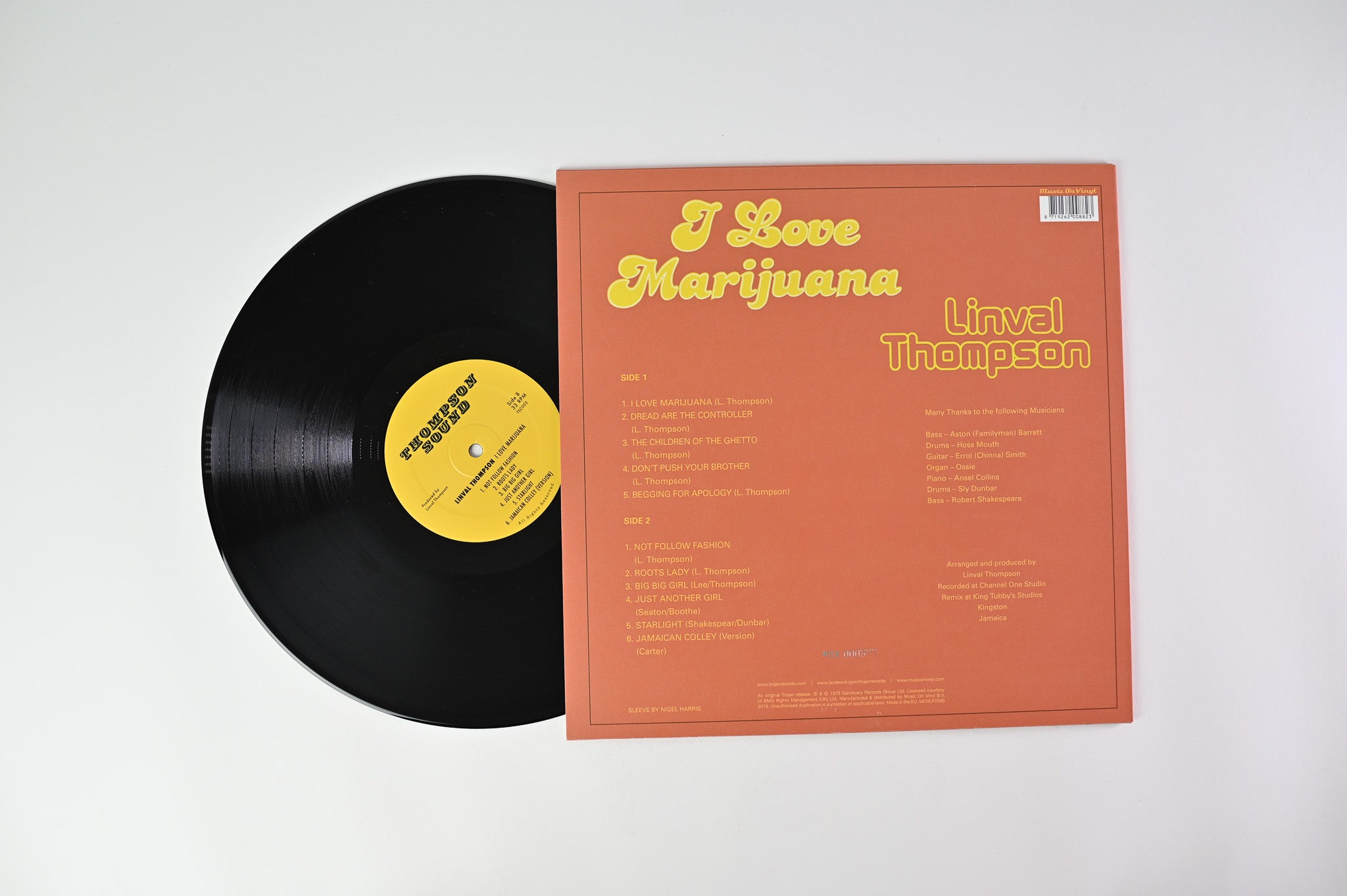 Linval Thompson - I Love Marijuana on Music On Vinyl Reissue