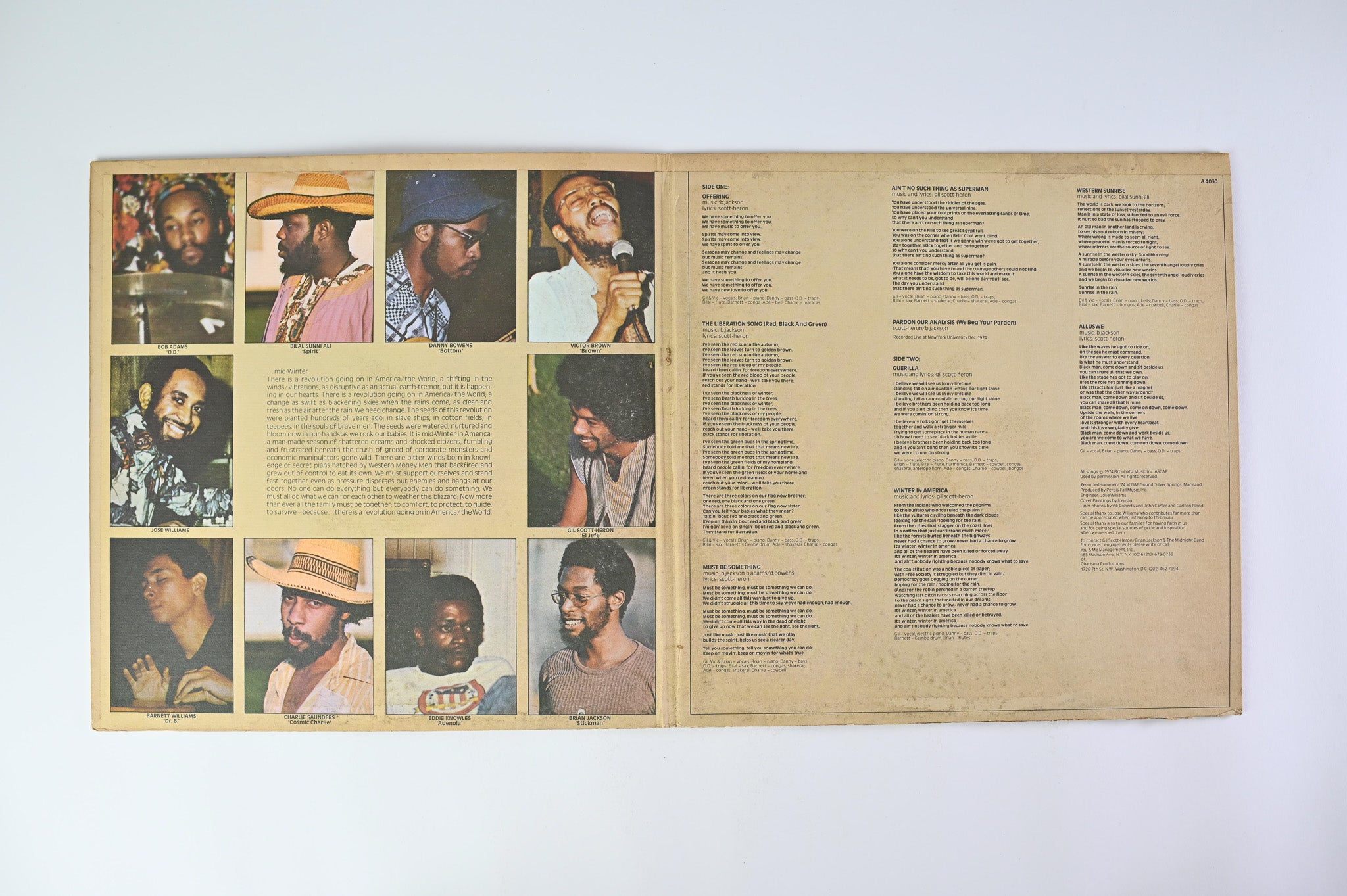 Gil Scott-Heron & Brian Jackson - The First Minute Of A New Day on Arista