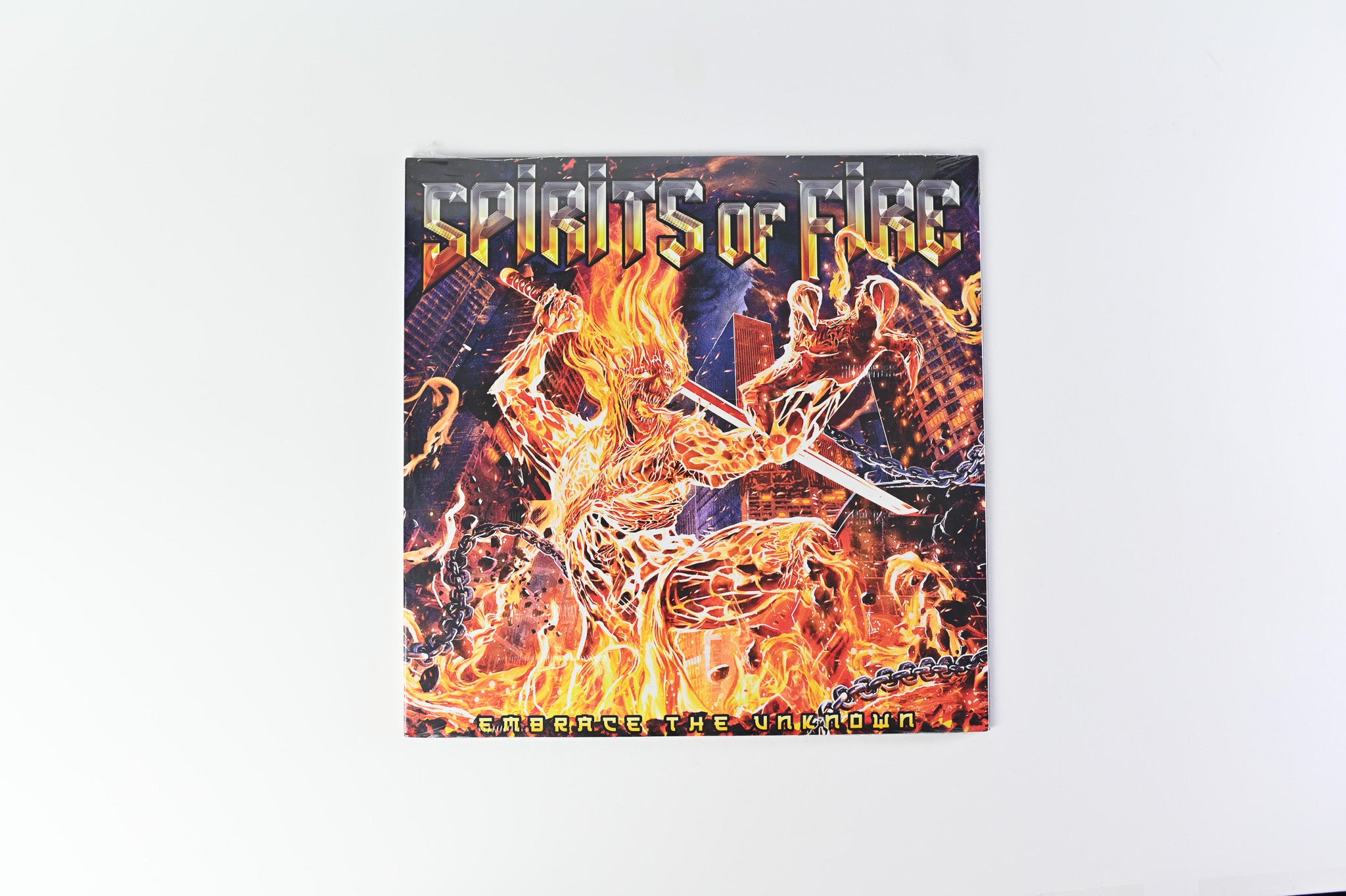 Spirits Of Fire - Embrace The Unknown on Frontiers Music Ltd Orange Marble Reissue Sealed
