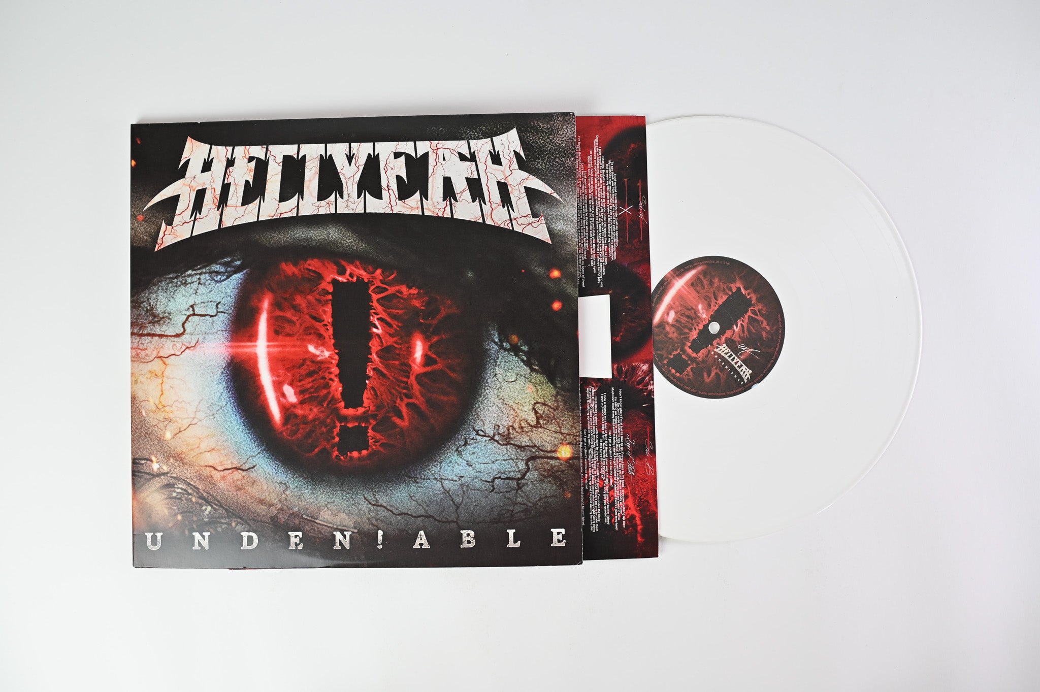 Hellyeah - Unden!able on Eleven Seven Music Ltd White Vinyl