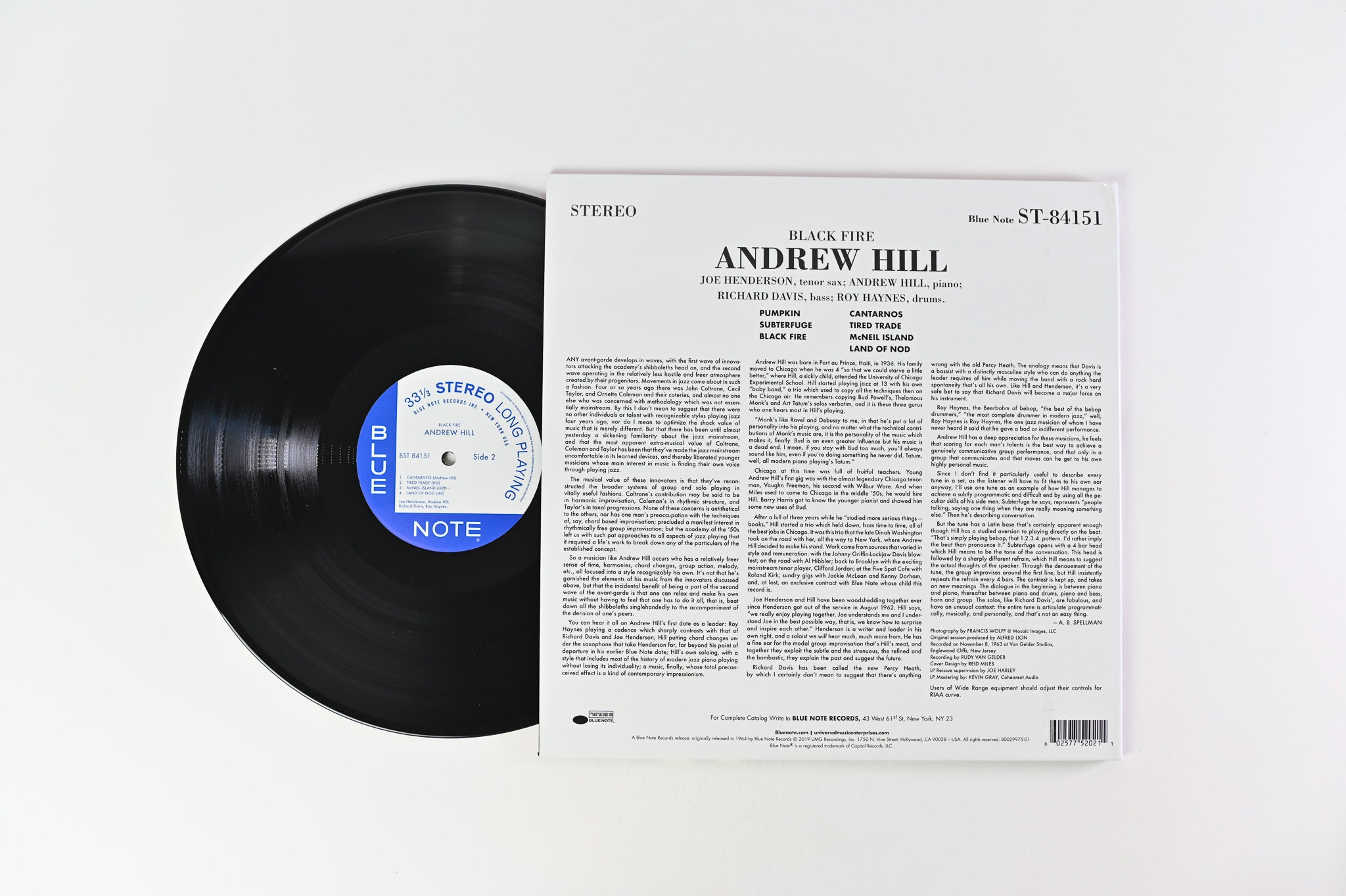 Andrew Hill - Black Fire on Blue Note - Tone Poet Series