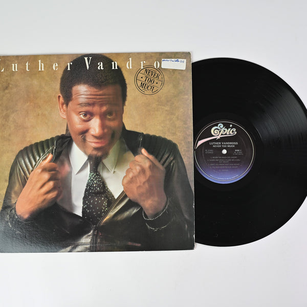 L.ヴァンドロス / Never Too Much AL 37451 /y118 Luther Vandross - Never Too Much on Epic