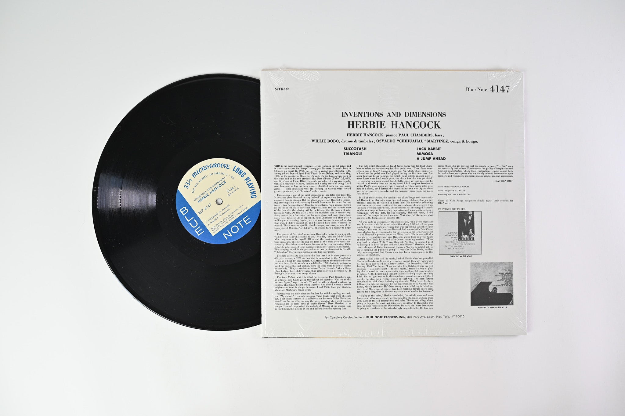 Herbie Hancock - Inventions And Dimensions on Blue Note Reissue