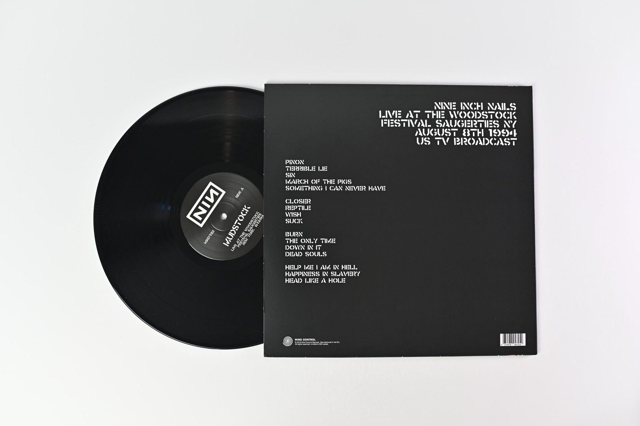 Nine Inch Nails - Mudstock (Live At The Woodstock Festival Saugerties New York 8/13/94) on Mind Control Ltd Reissue Unofficial