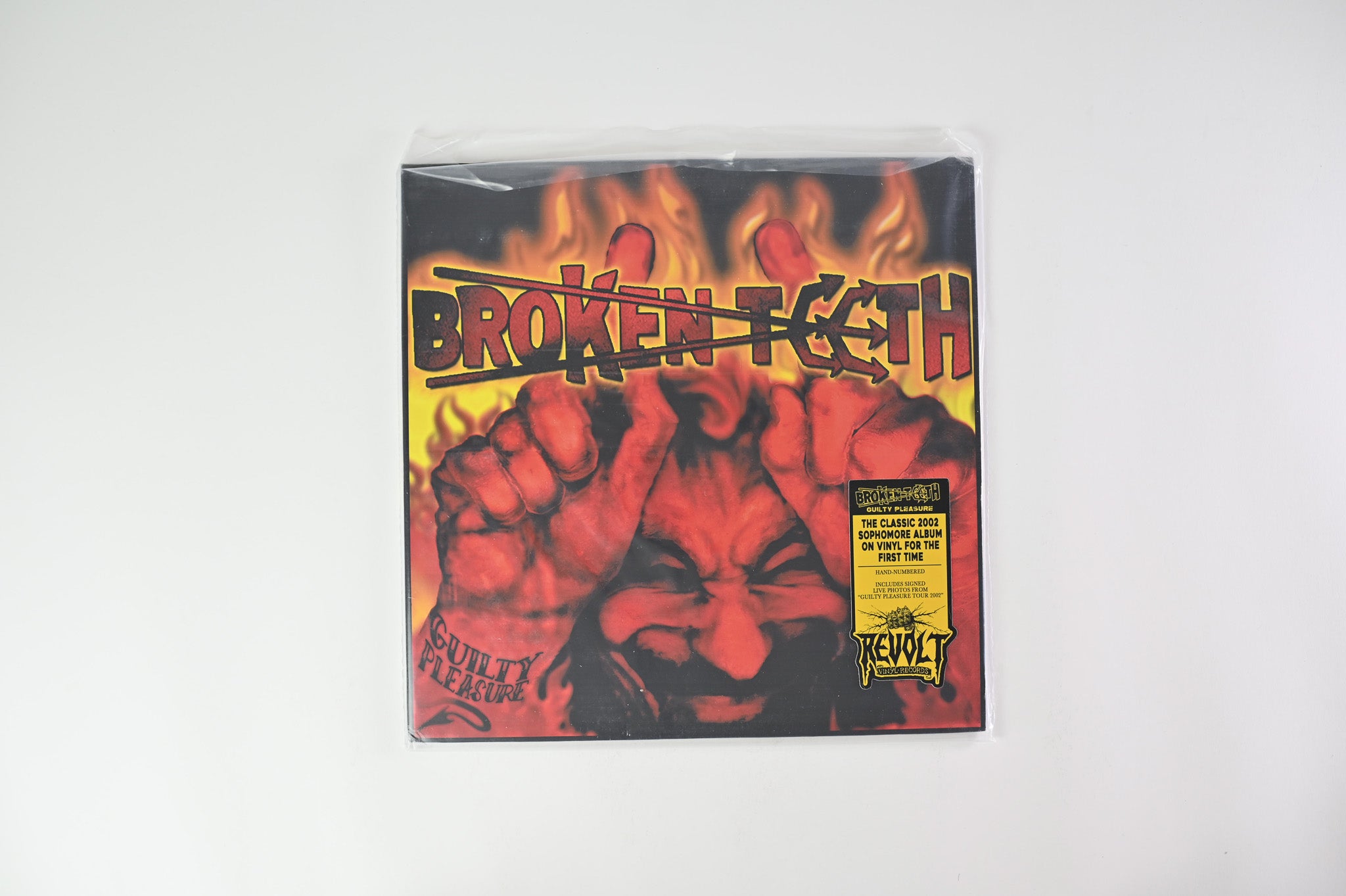 Broken Teeth - Guilty Pleasure on Revolt Vinyl Ltd Numbered Red Vinyl Reissue