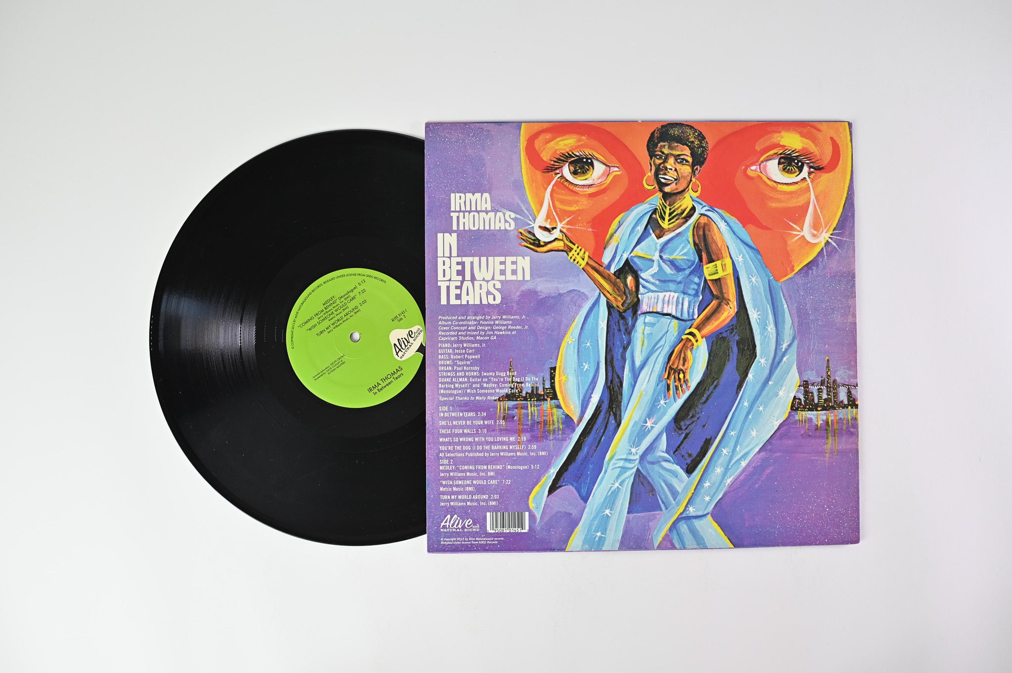 Irma Thomas - In Between Tears on Alive Records Reissue