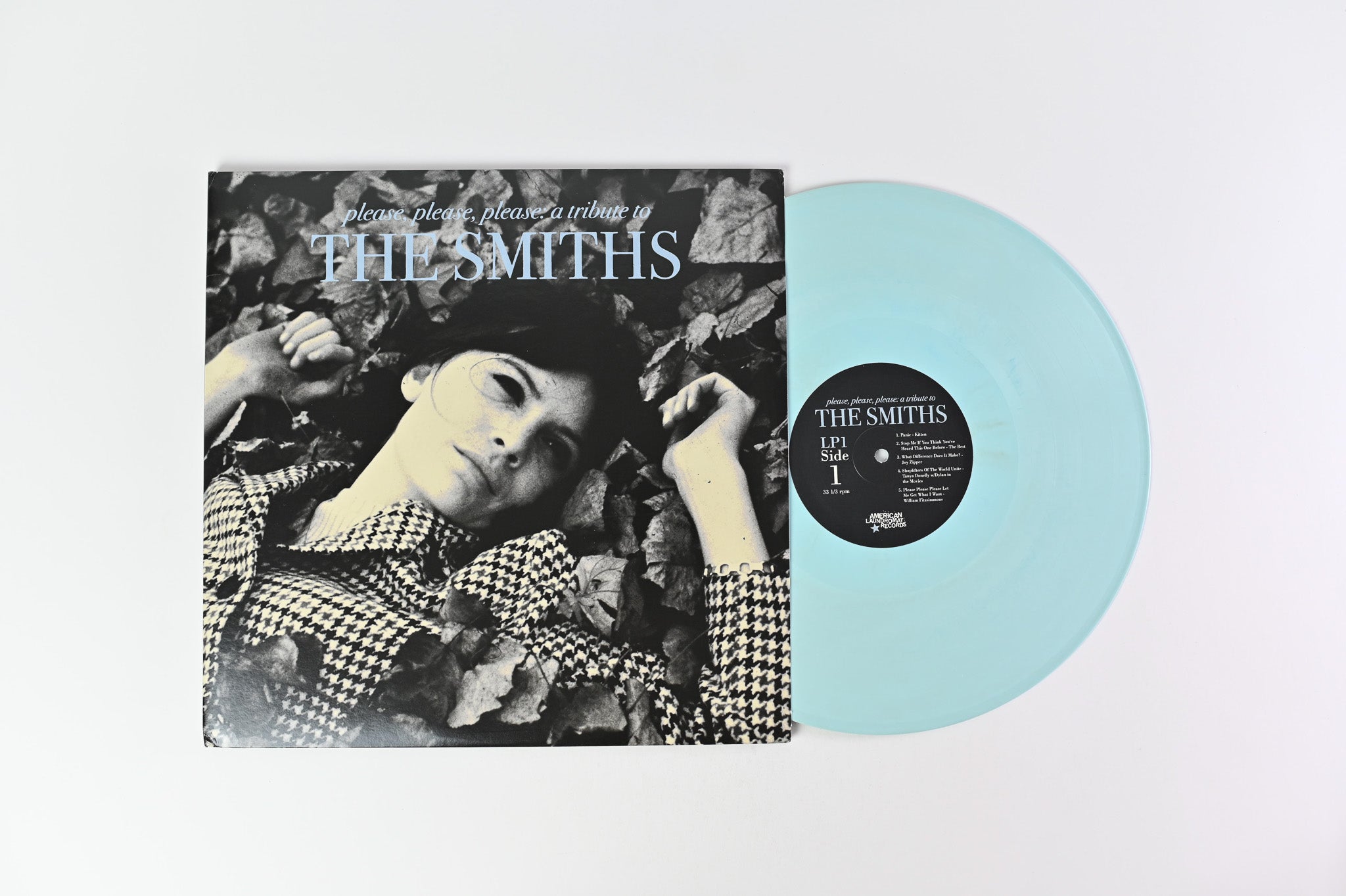 Various - Please Please Please: A Tribute To The Smiths on American Laundromat Powder Blue Vinyl
