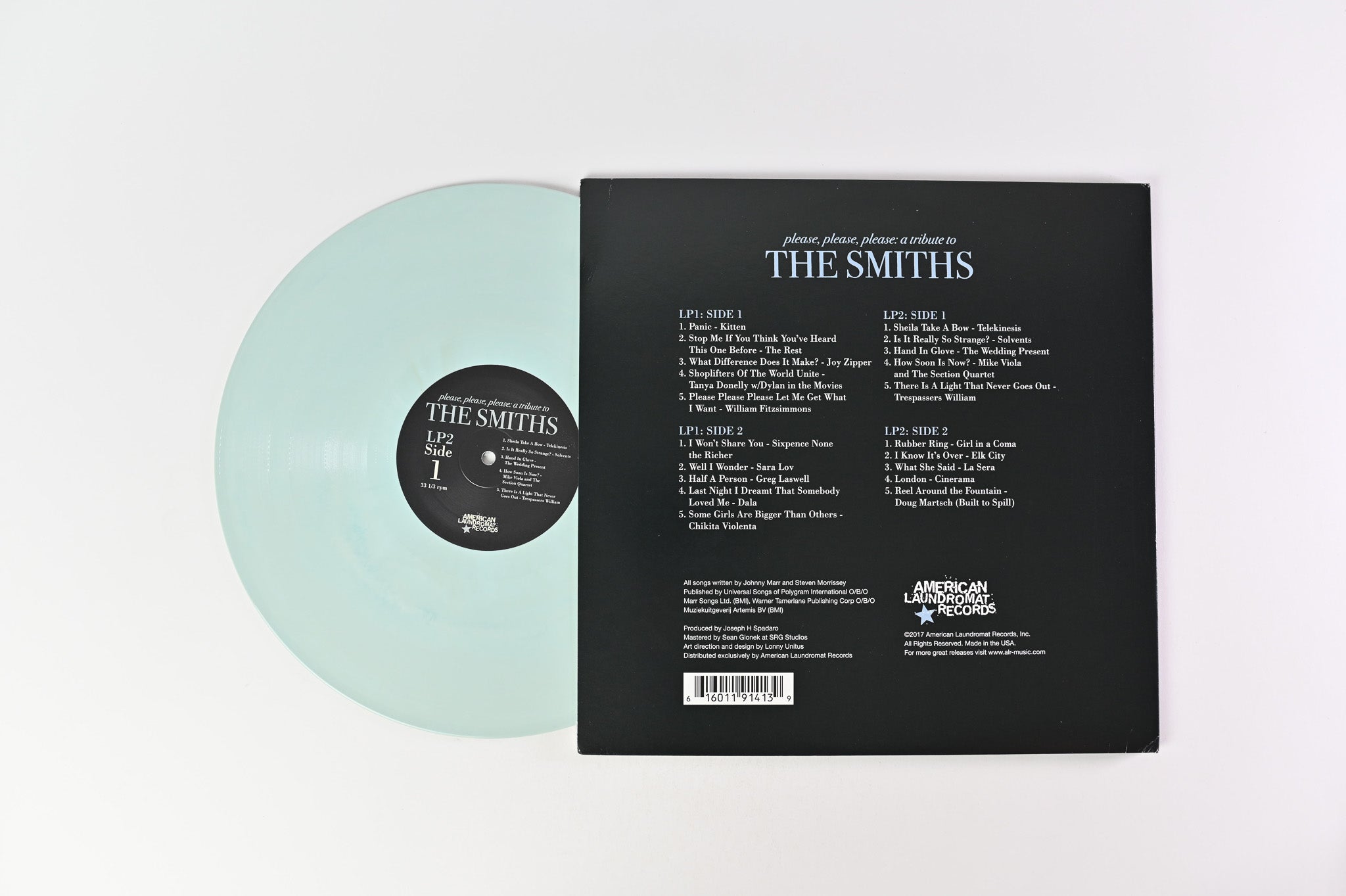 Various - Please Please Please: A Tribute To The Smiths on American Laundromat Powder Blue Vinyl