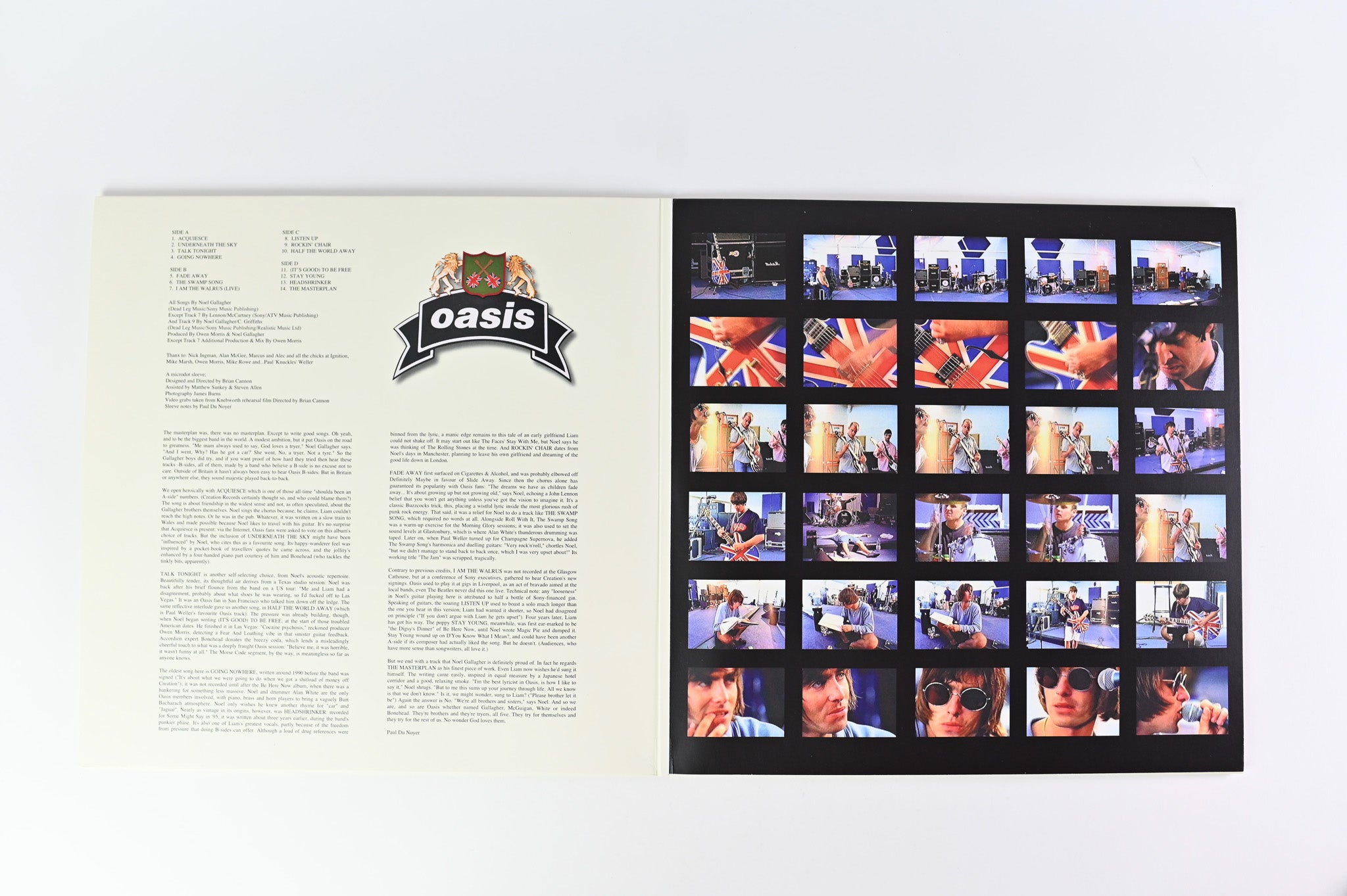 Oasis - The Masterplan Reissue on Big Brother Silver Vinyl