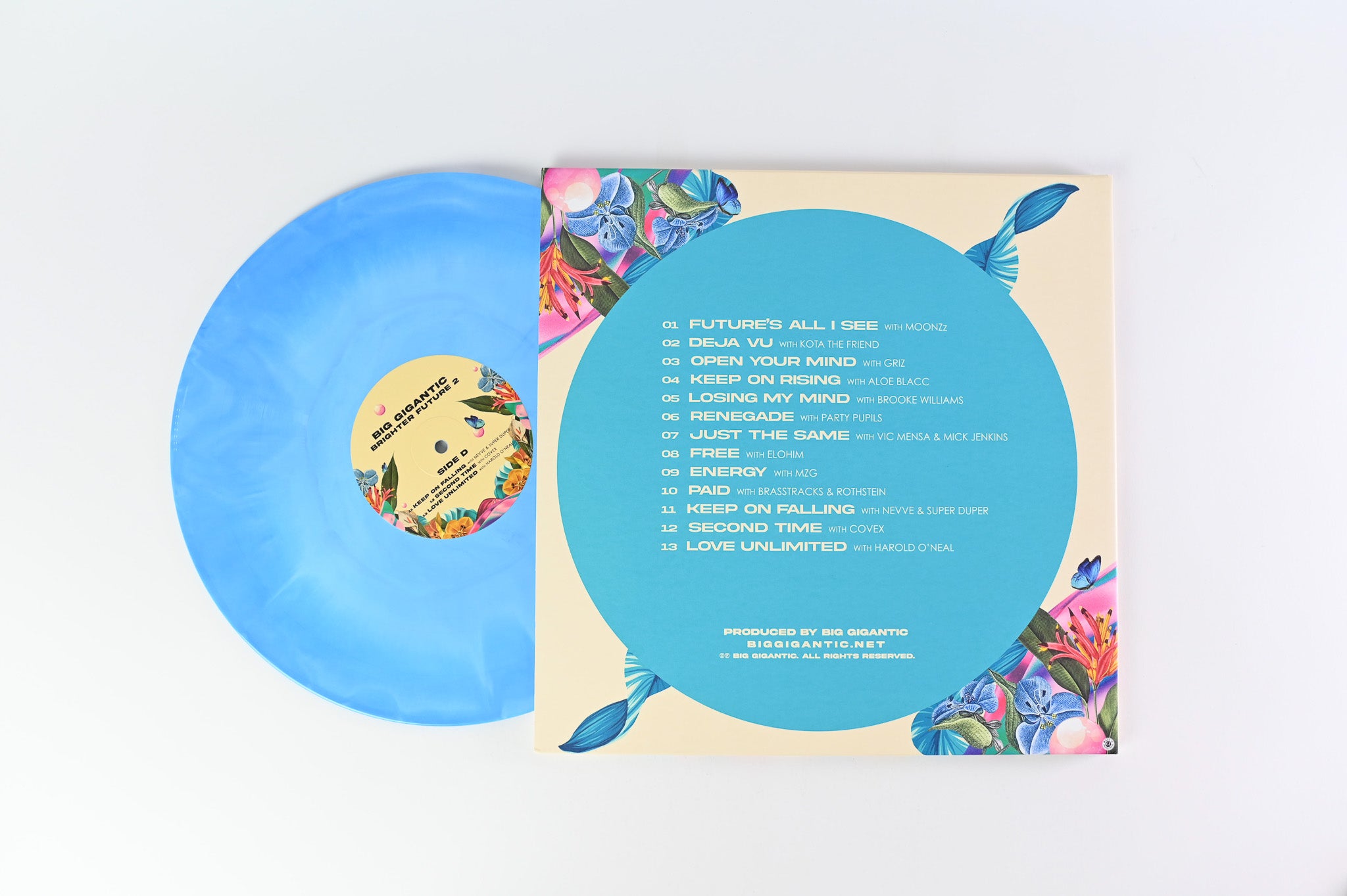 Big Gigantic - Brighter Future 2 Self-Released Limited Edition on Blue Galaxy Vinyl