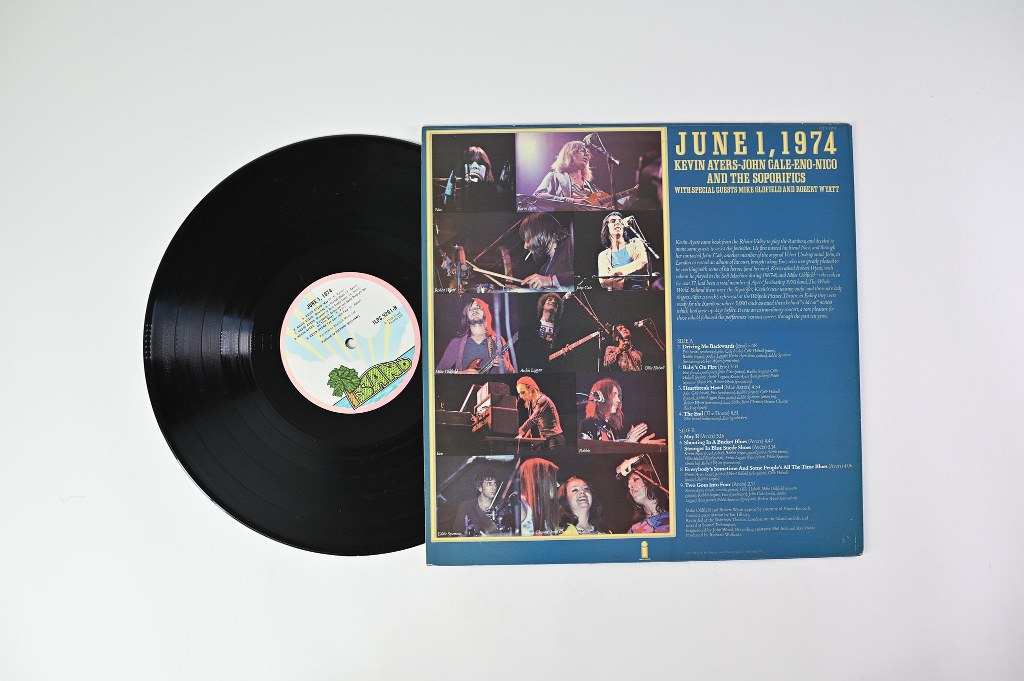 Kevin Ayers - June 1, 1974 on Island UK Pressing
