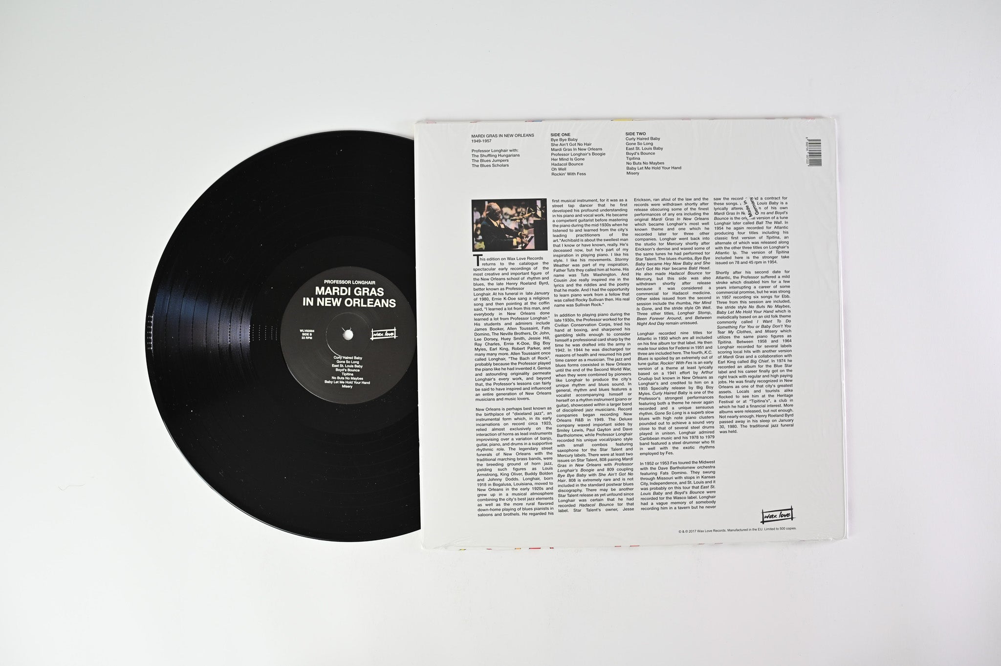 Professor Longhair - Mardi Gras In New Orleans 1949-1957 on Wax Love Ltd Reissue