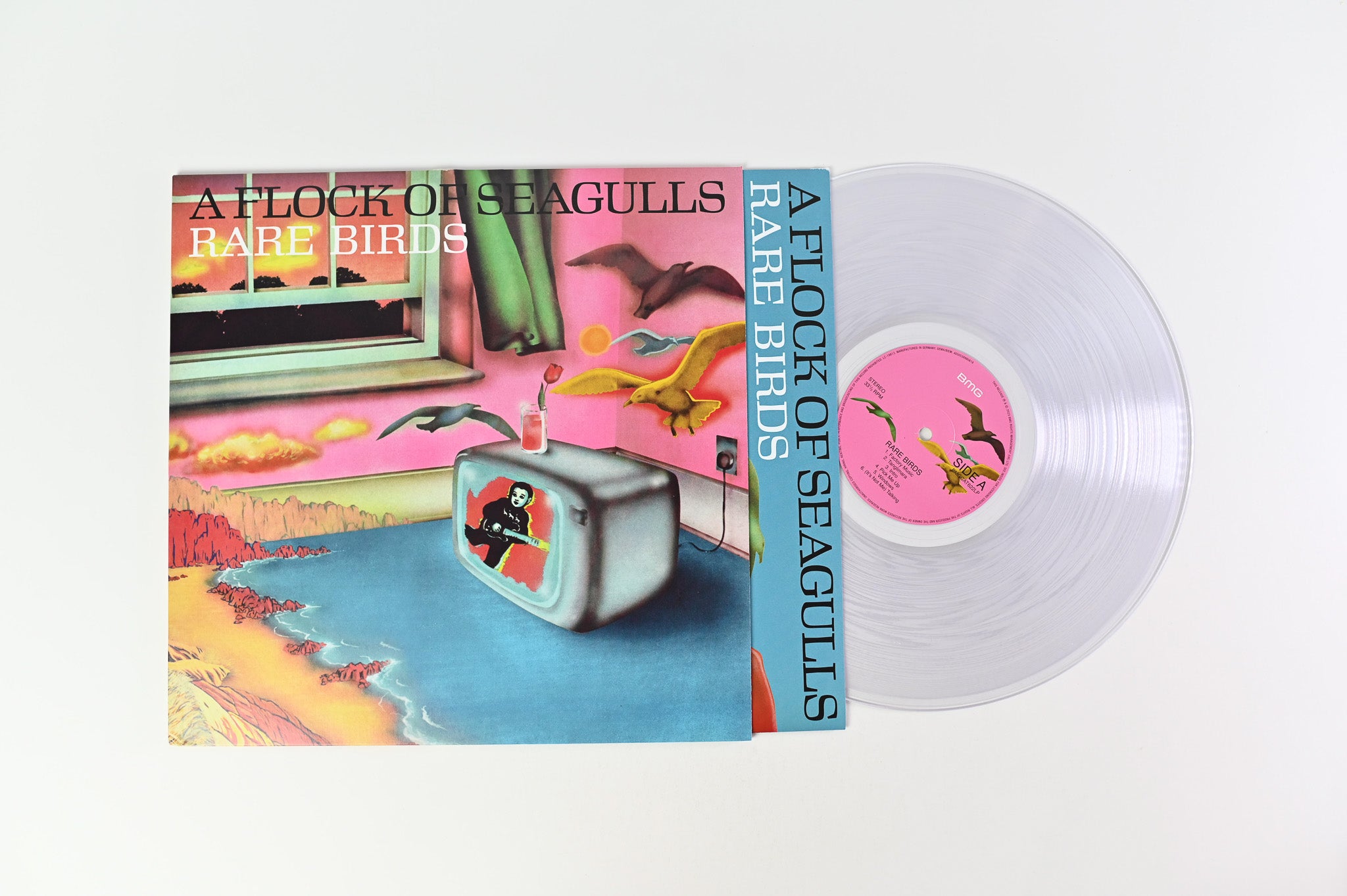 A Flock Of Seagulls - Rare Birds (B-Sides, Edits & Alternate Mixes) on BMG RSD Ltd Transparent Vinyl