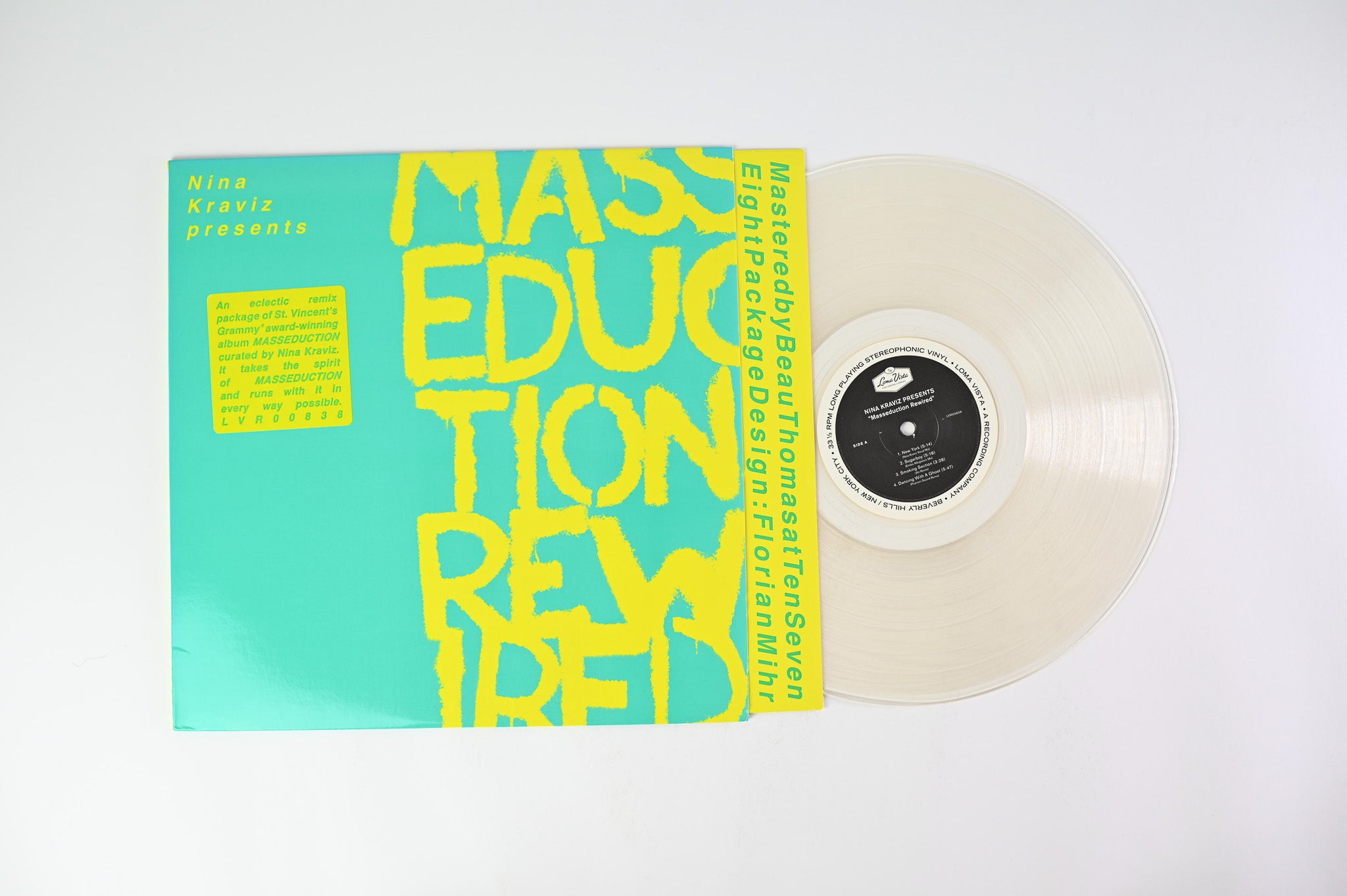 St. Vincent - Nina Kraviz Presents Masseduction Rewired on Loma Vista Clear Vinyl