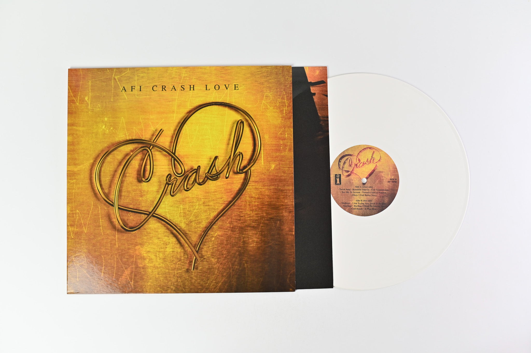 AFI - Crash Love on Interscope White Vinyl Unofficial Release
