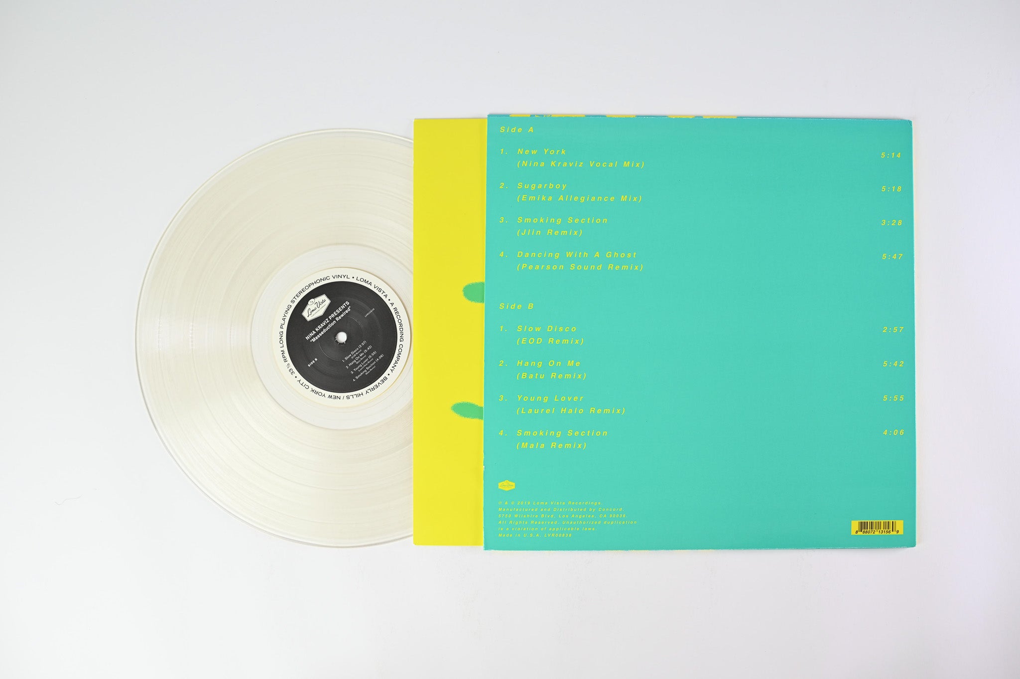 St. Vincent - Nina Kraviz Presents Masseduction Rewired on Loma Vista Clear Vinyl