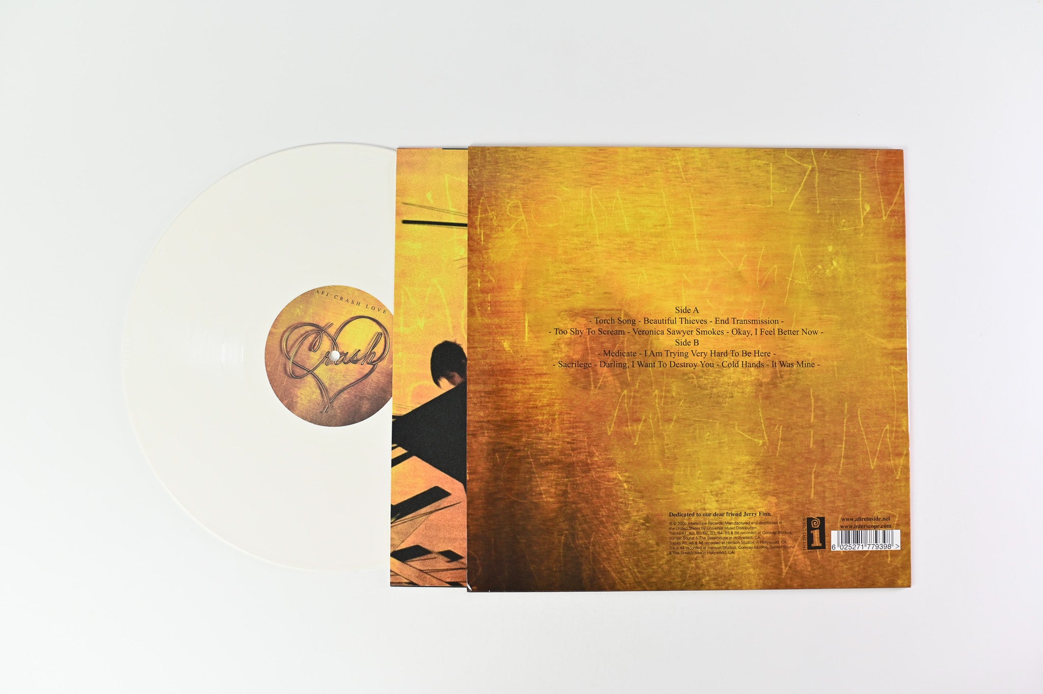 AFI - Crash Love on Interscope White Vinyl Unofficial Release