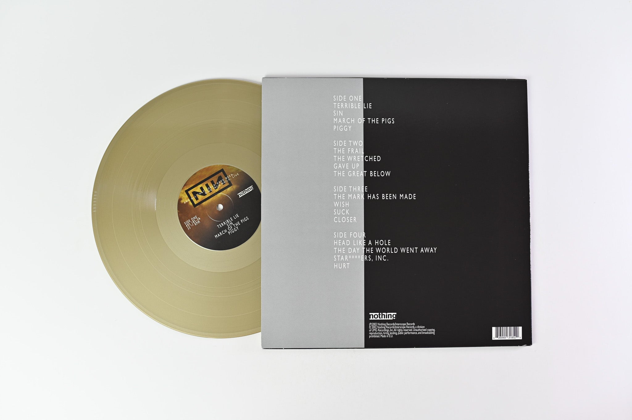 Nine Inch Nails - And All That Could Have Been (Live) Gold Vinyl Unofficial
