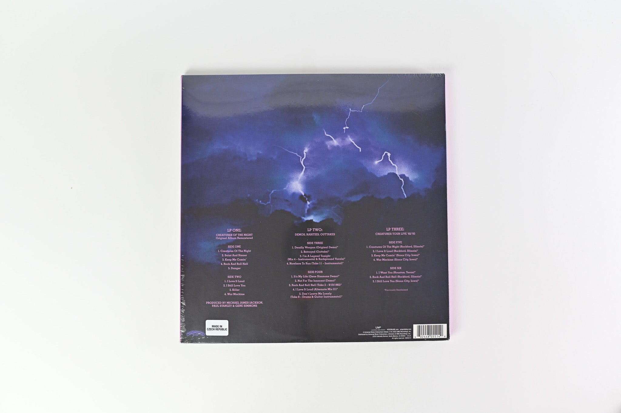 Kiss - Creatures Of The Night SEALED Deluxe Edition Reissue on Casablanca Blue Vinyl