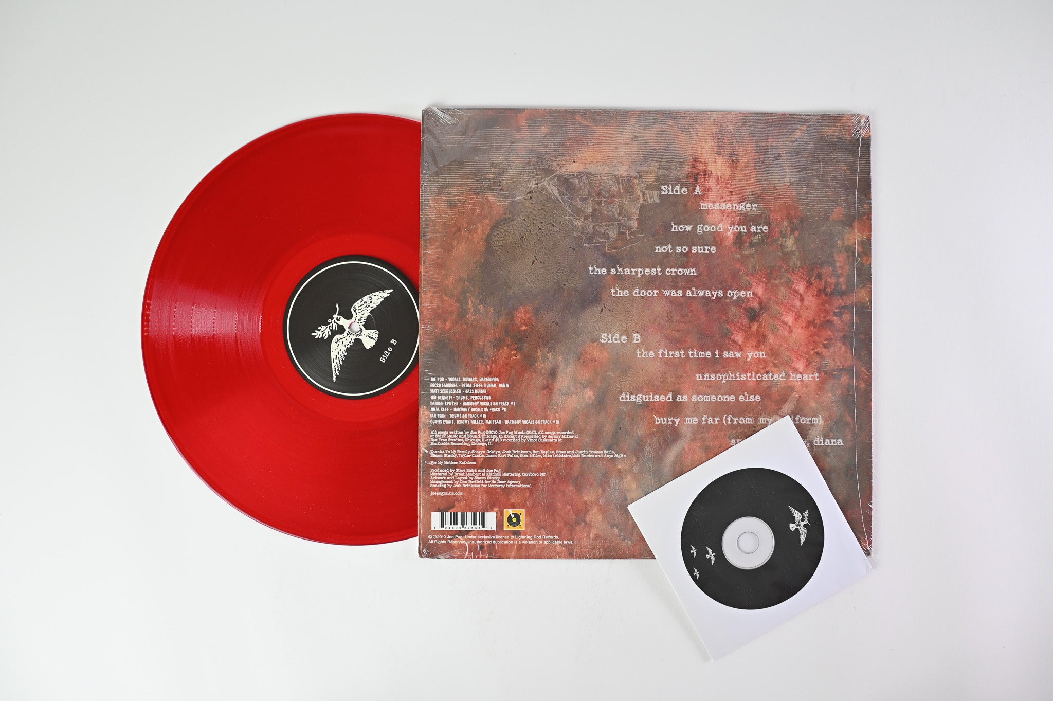 Joe Pug - Messenger on Lightning Rod Records - Red Vinyl