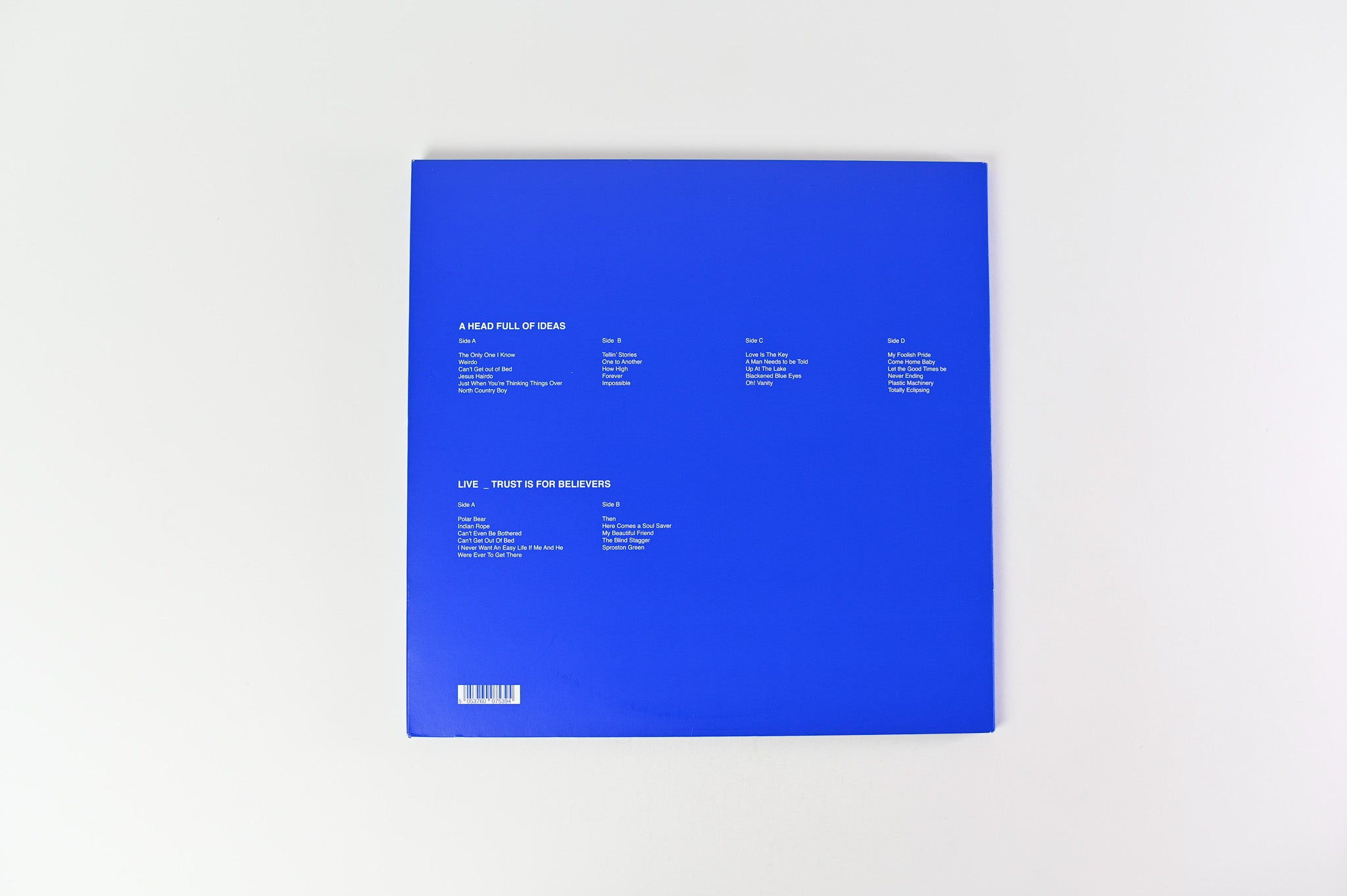 The Charlatans - A Head Full Of Ideas / Live _ Trust Is For Believers on Then Ltd White Vinyl