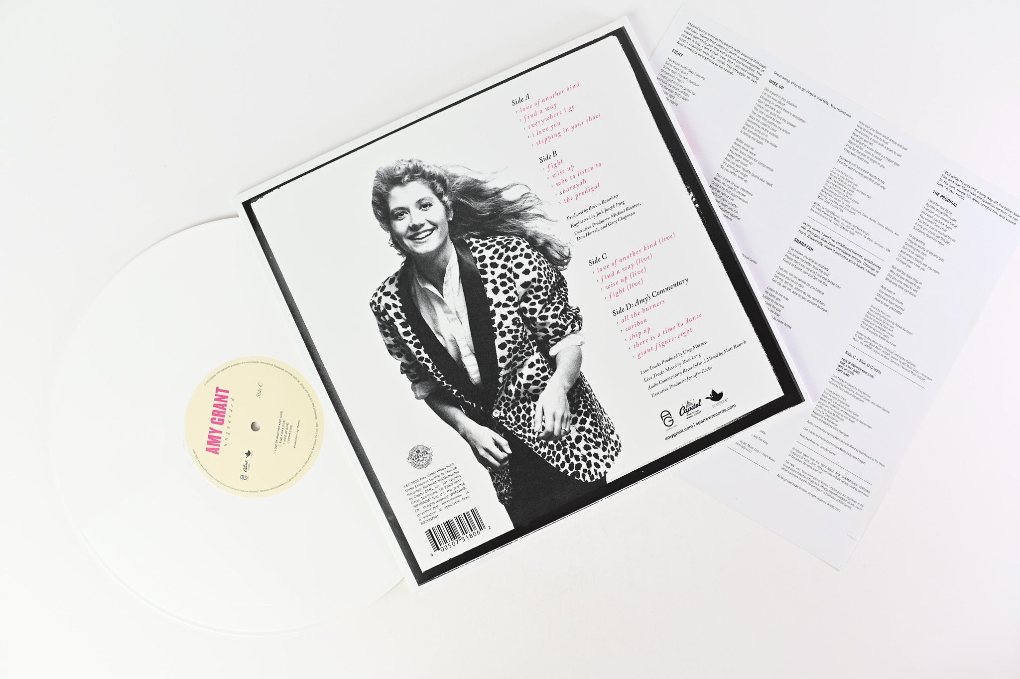 Amy Grant - Unguarded on AGP Ltd White Reissue