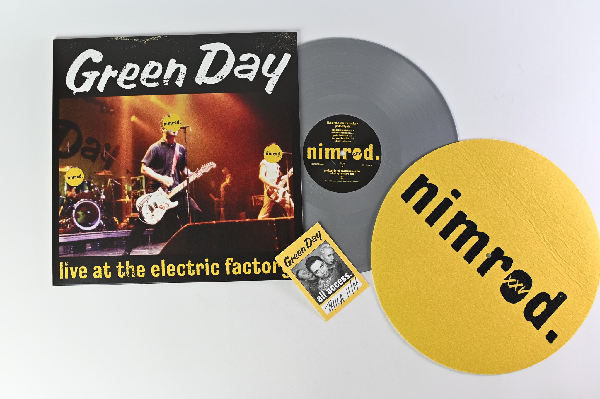 Green Day - Nimrod. XXV on Reprise Ltd Numbered Silver Vinyl
