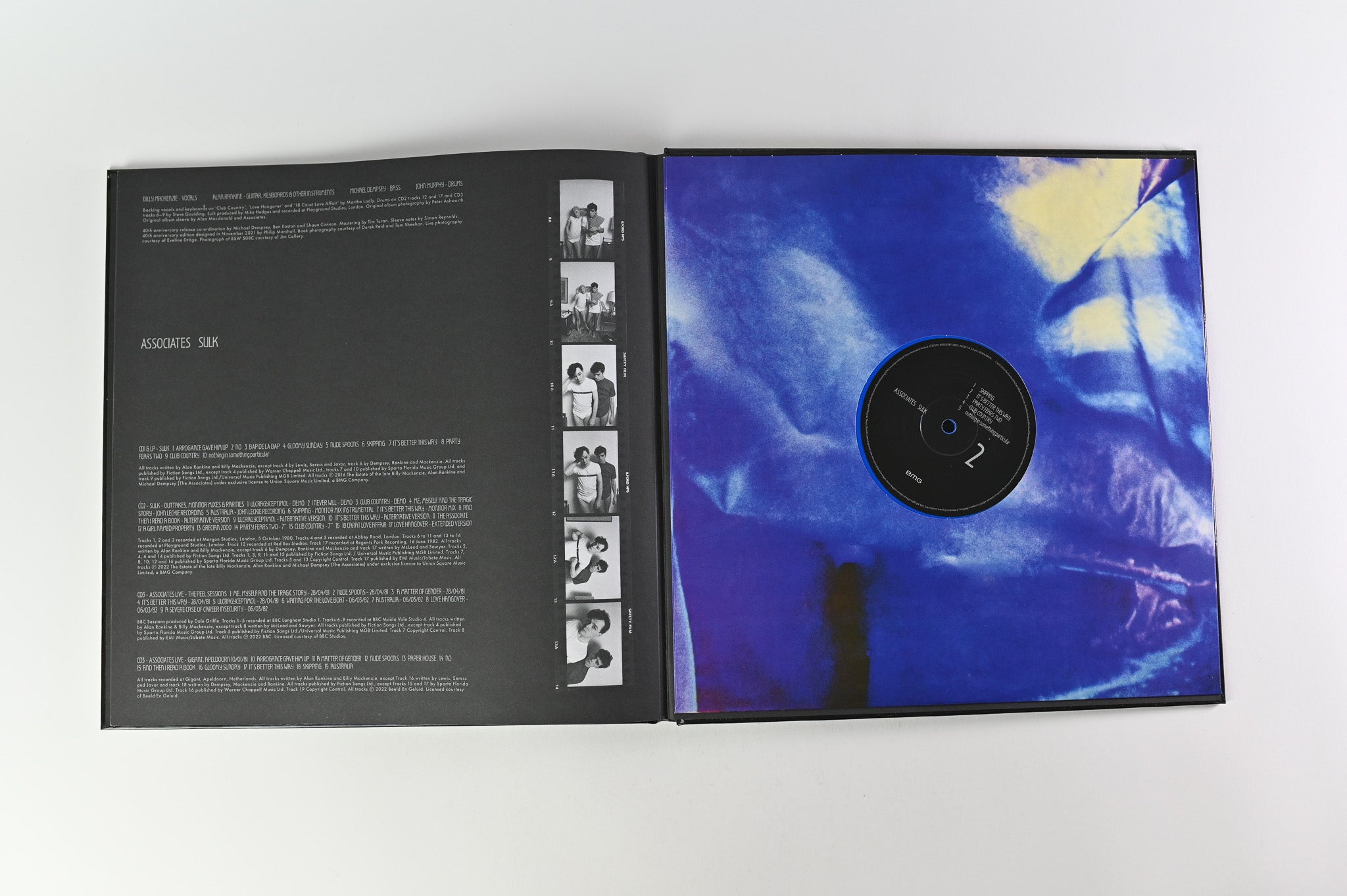 The Associates - Sulk on BMG Bookback Blue Vinyl Reissue