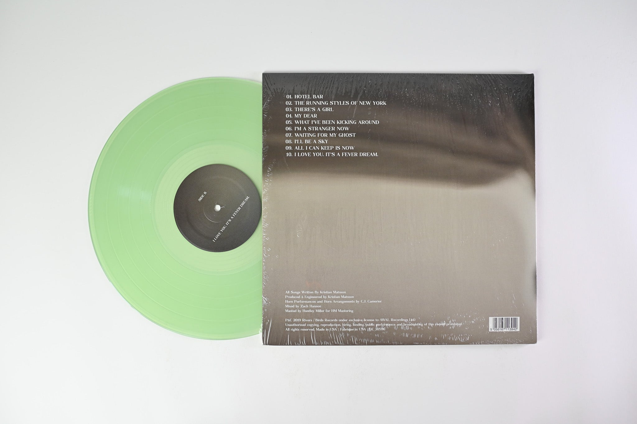 The Tallest Man On Earth - I Love You. It's A Fever Dream. on Rivers/Birds Records - Coke Bottle Clear Vinyl