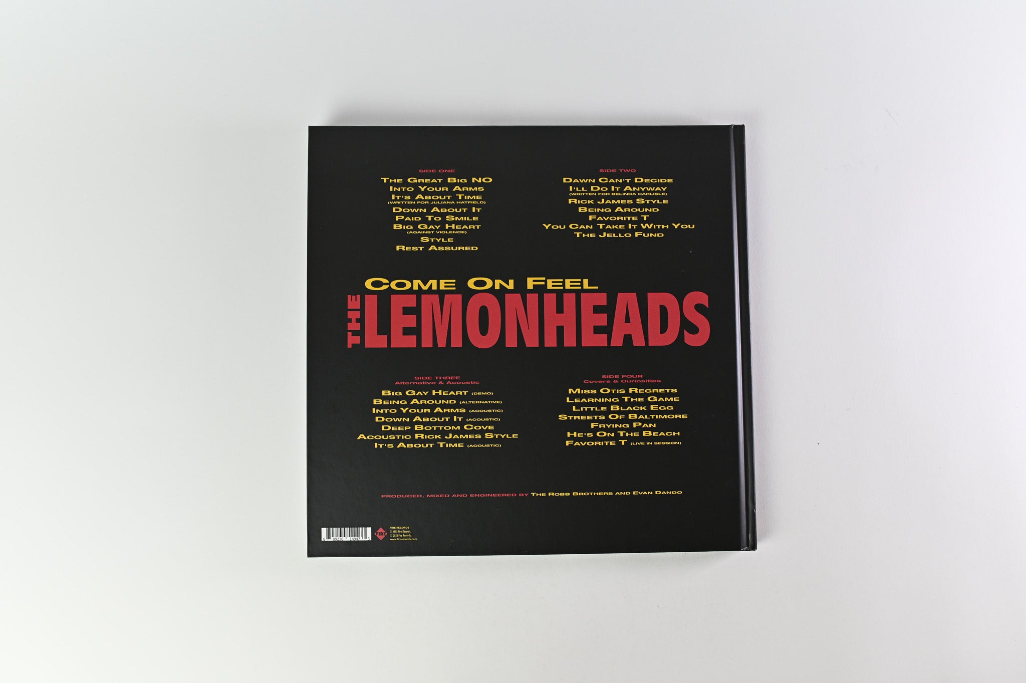 The Lemonheads - Come On Feel The Lemonheads on Fire Deluxe Edition Bookback Reissue
