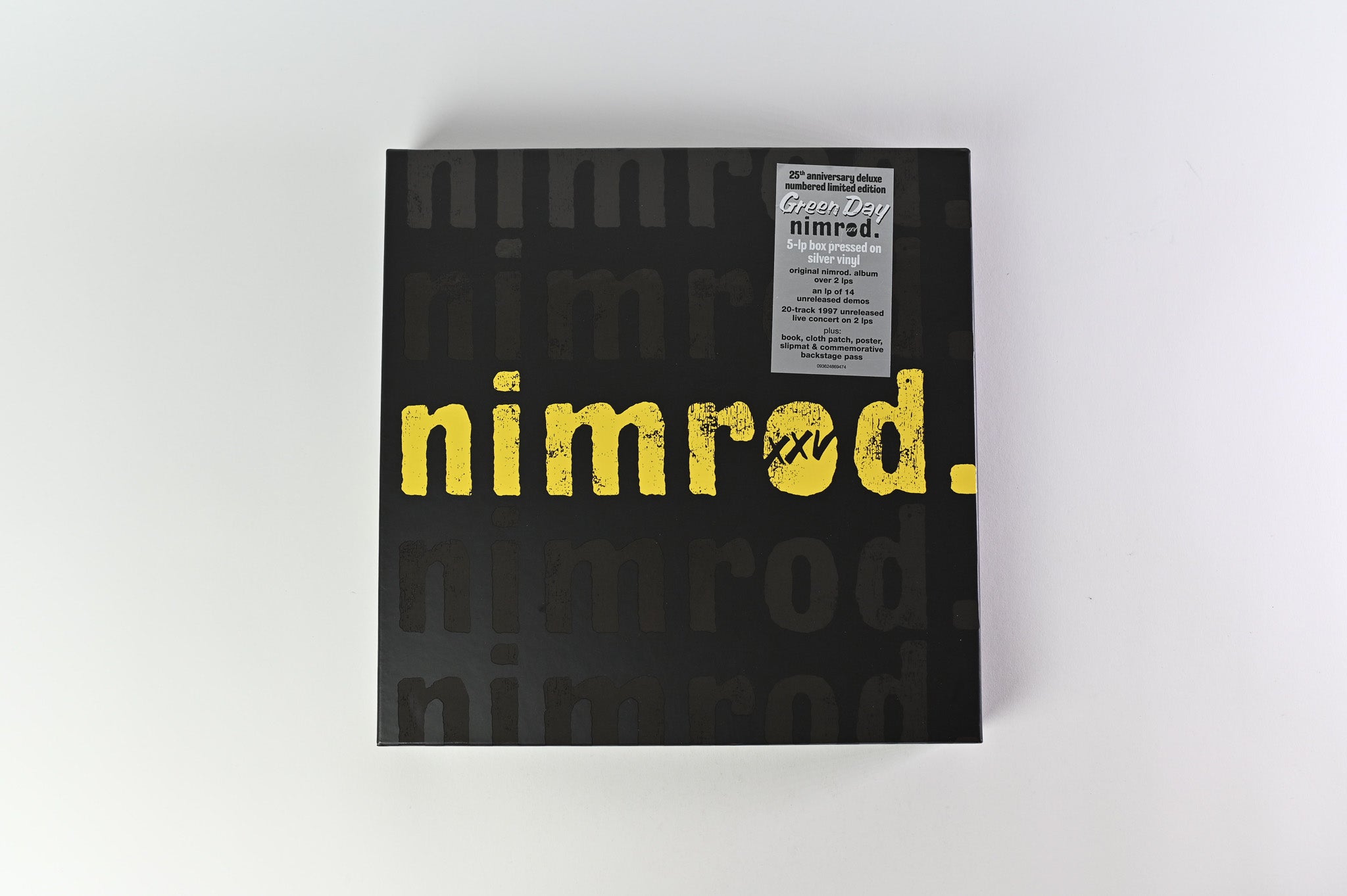 Green Day - Nimrod. XXV on Reprise Ltd Numbered Silver Vinyl Box Set Reissue