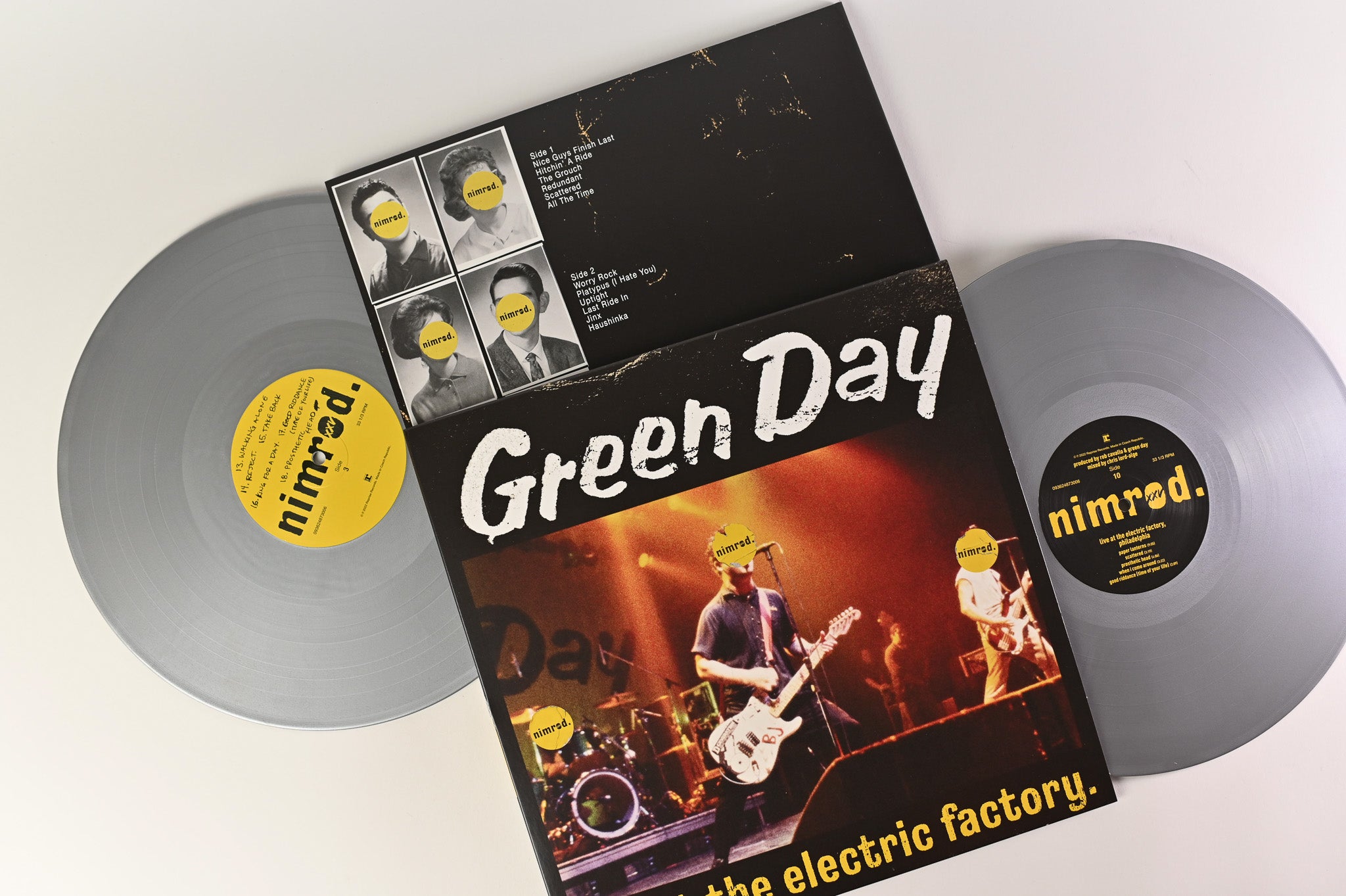 Green Day - Nimrod. XXV on Reprise Ltd Numbered Silver Vinyl Box Set Reissue