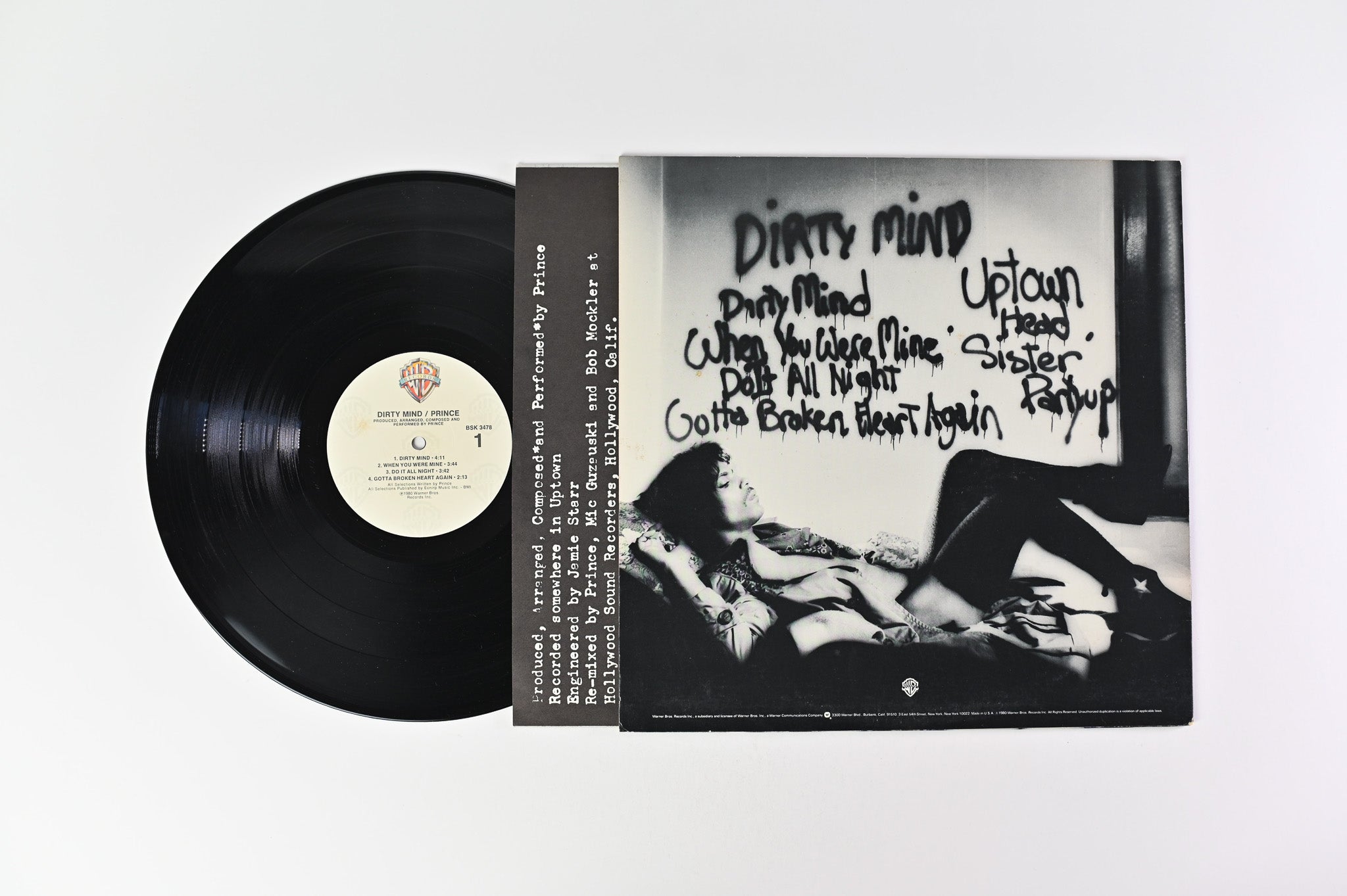 Prince - Dirty Mind on Warner Bros Repress