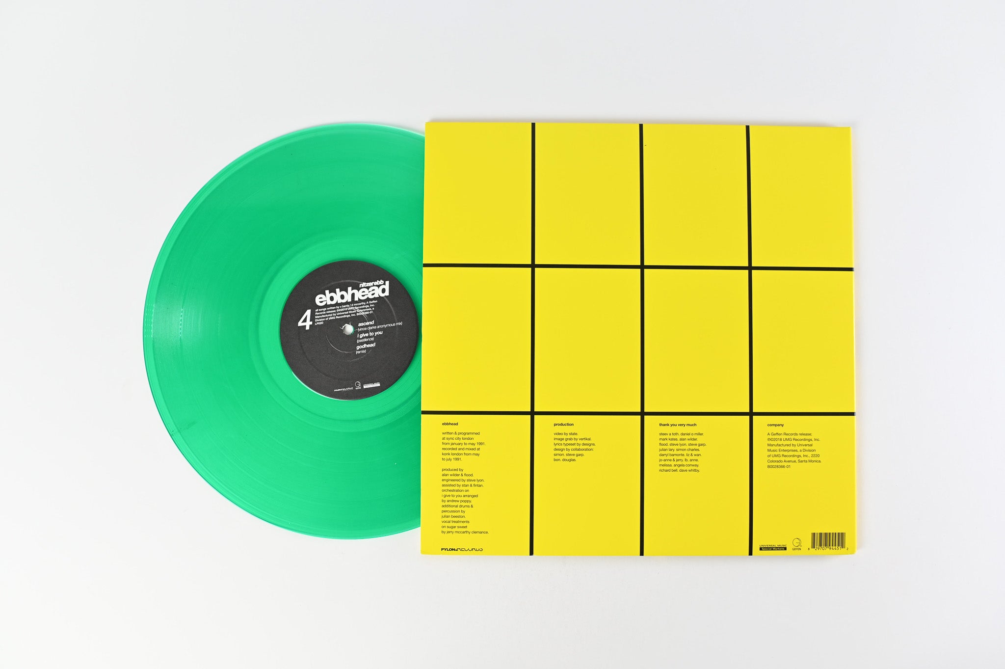 Nitzer Ebb - Ebbhead on Geffen Deluxe Edition Red and Green Reissue