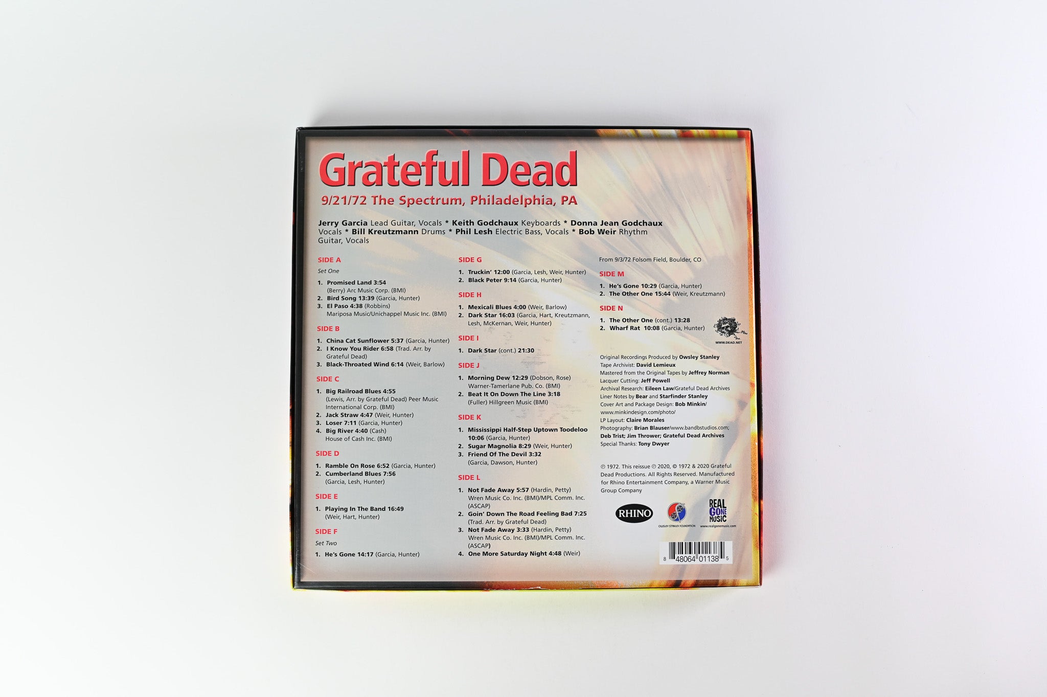 The Grateful Dead - Dick's Picks 36: 9/21/72 The Spectrum, Philadelphia, PA Limited Edition Numbered Box Set