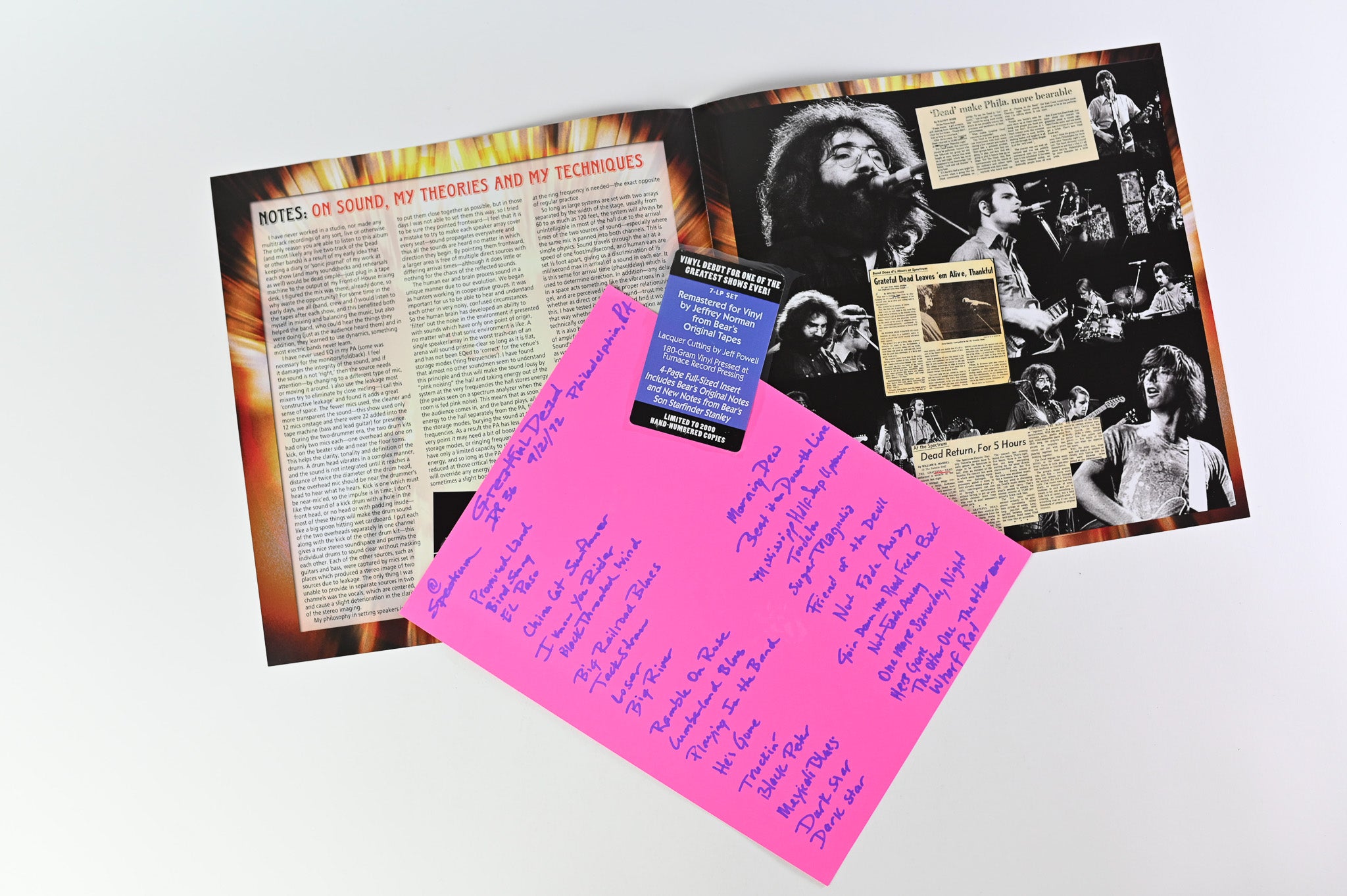 The Grateful Dead - Dick's Picks 36: 9/21/72 The Spectrum, Philadelphia, PA Limited Edition Numbered Box Set