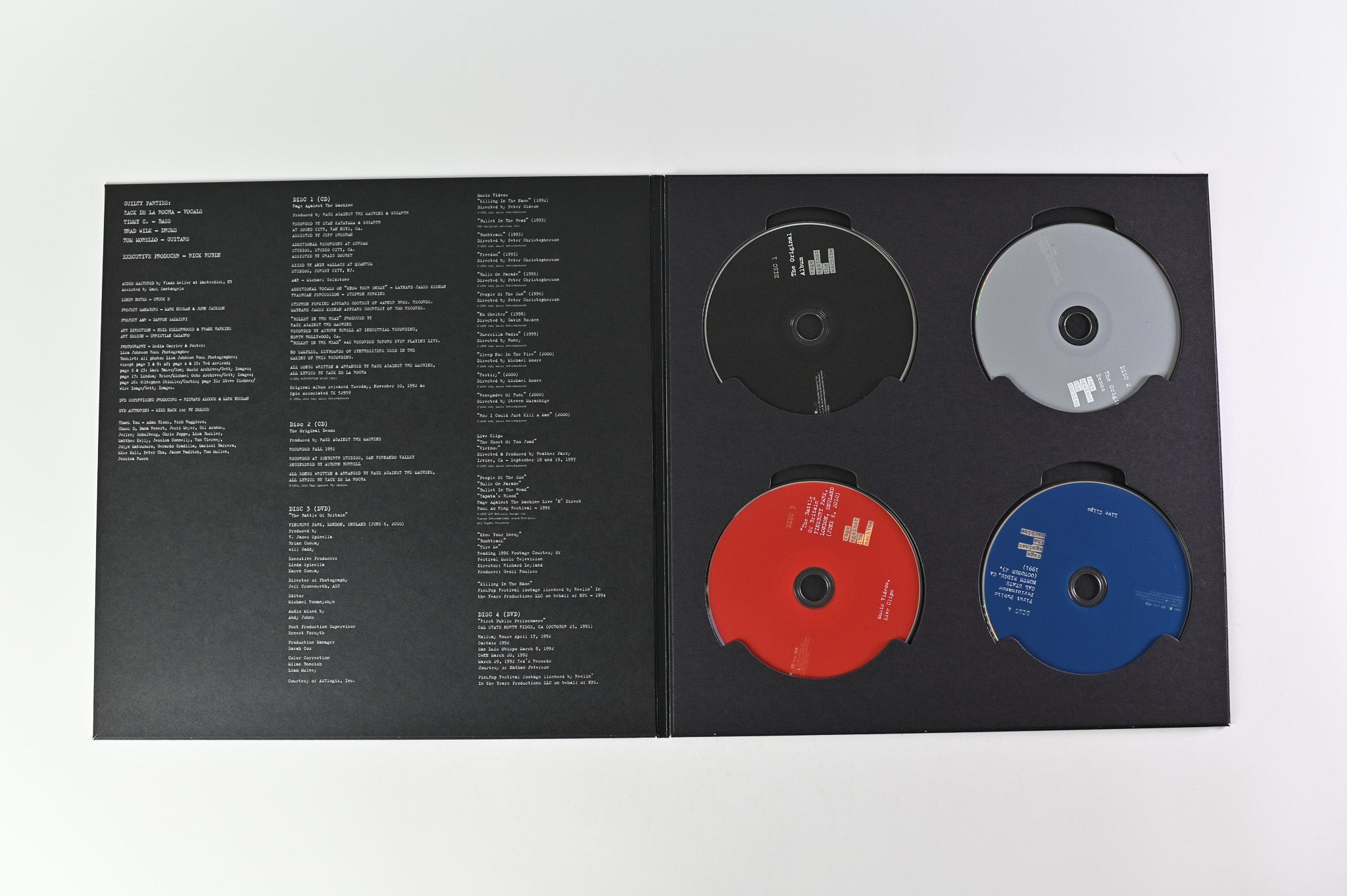 Rage Against The Machine - Rage Against The Machine XX Reissue Box Set on Epic