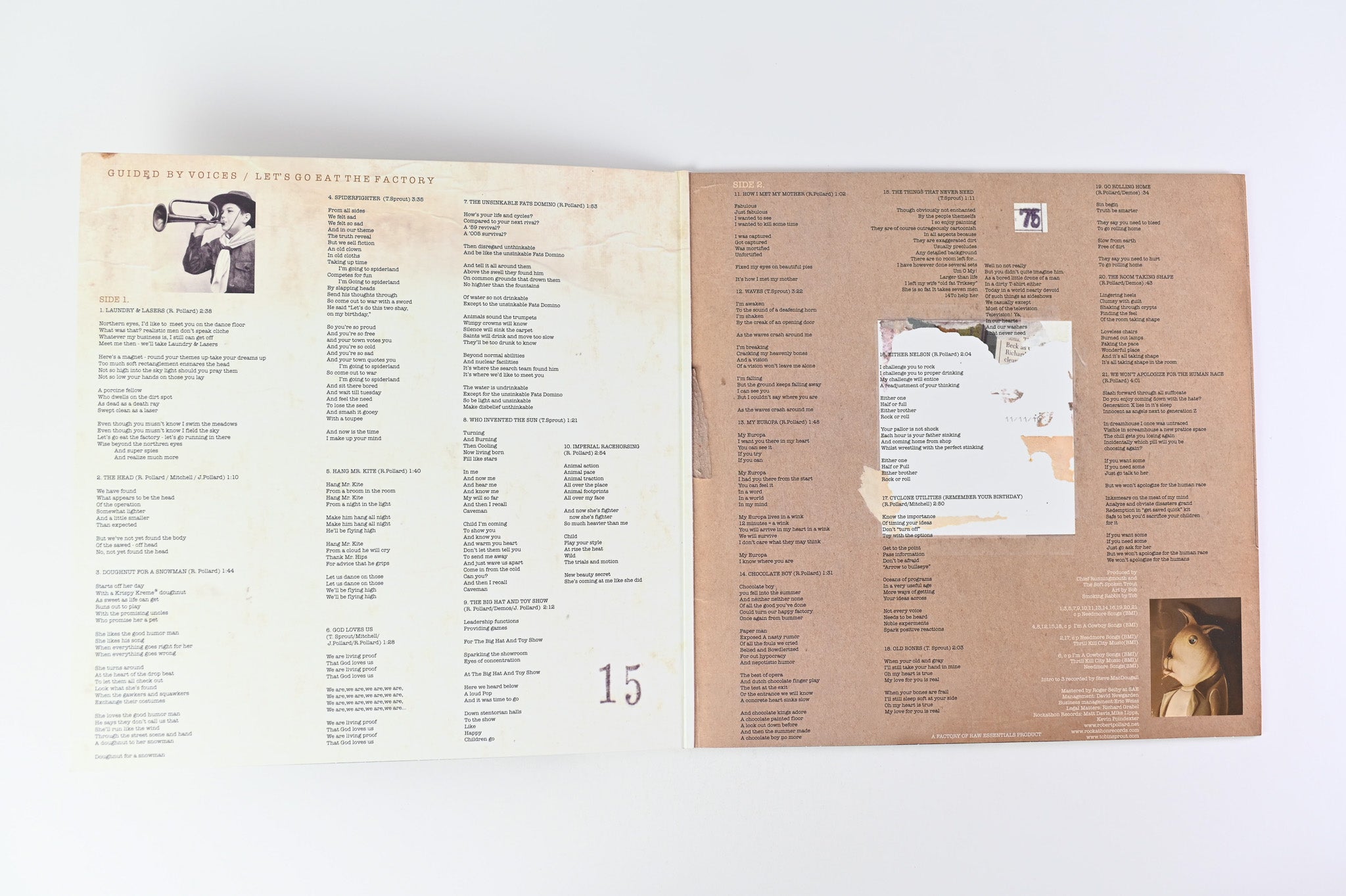 Guided By Voices - Let's Go Eat The Factory on GBV Inc